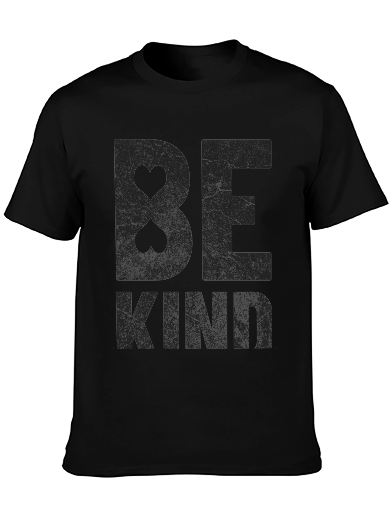Be Kind Graphic Print Black T-Shirt