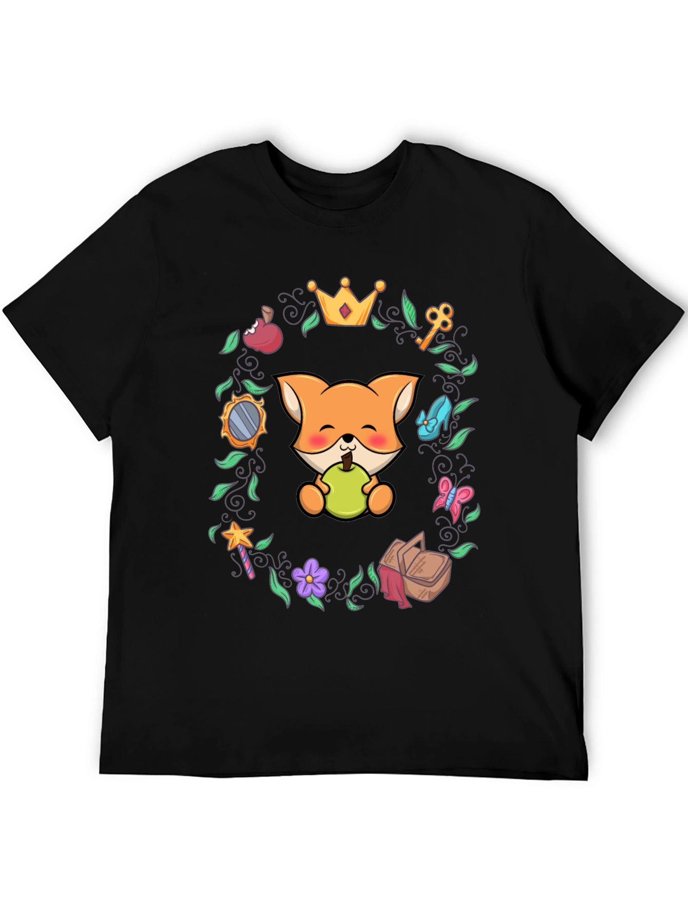 Whimsical Fox Graphic Tee