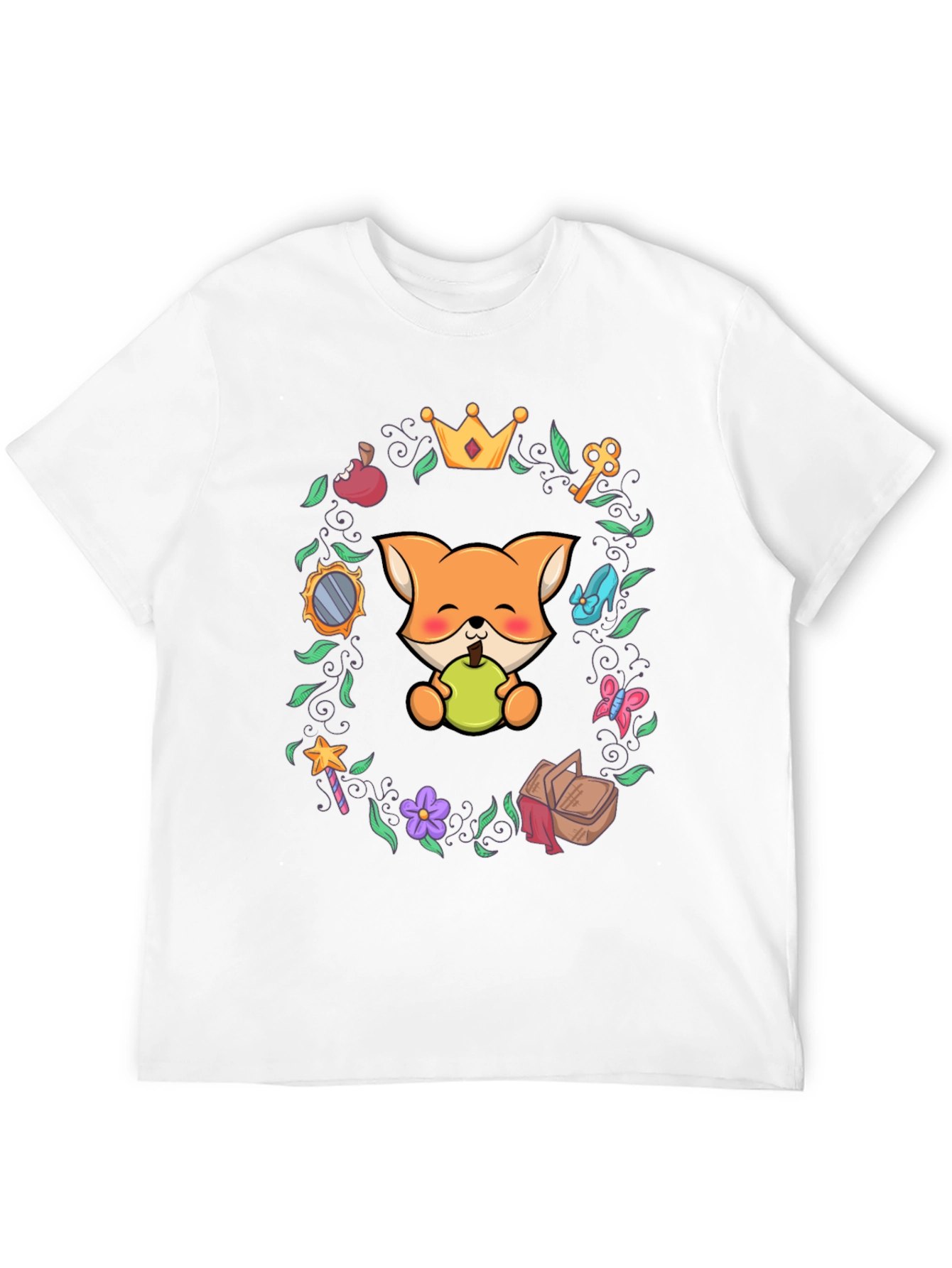 Whimsical Fox Graphic Tee
