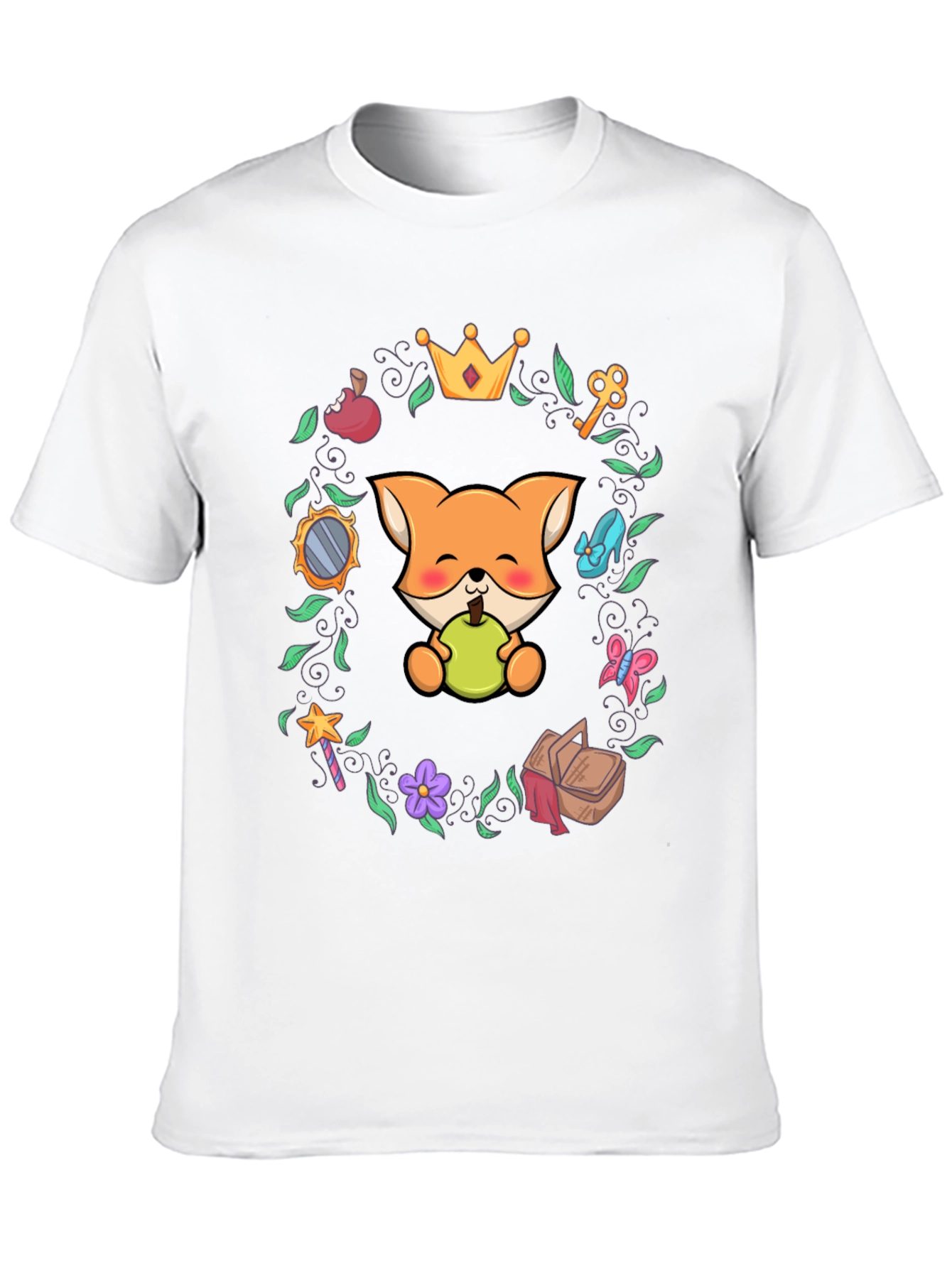 Whimsical Fox Graphic Tee