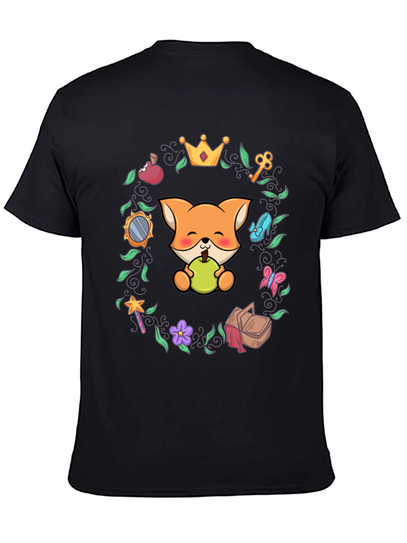 Whimsical Fox Graphic Tee
