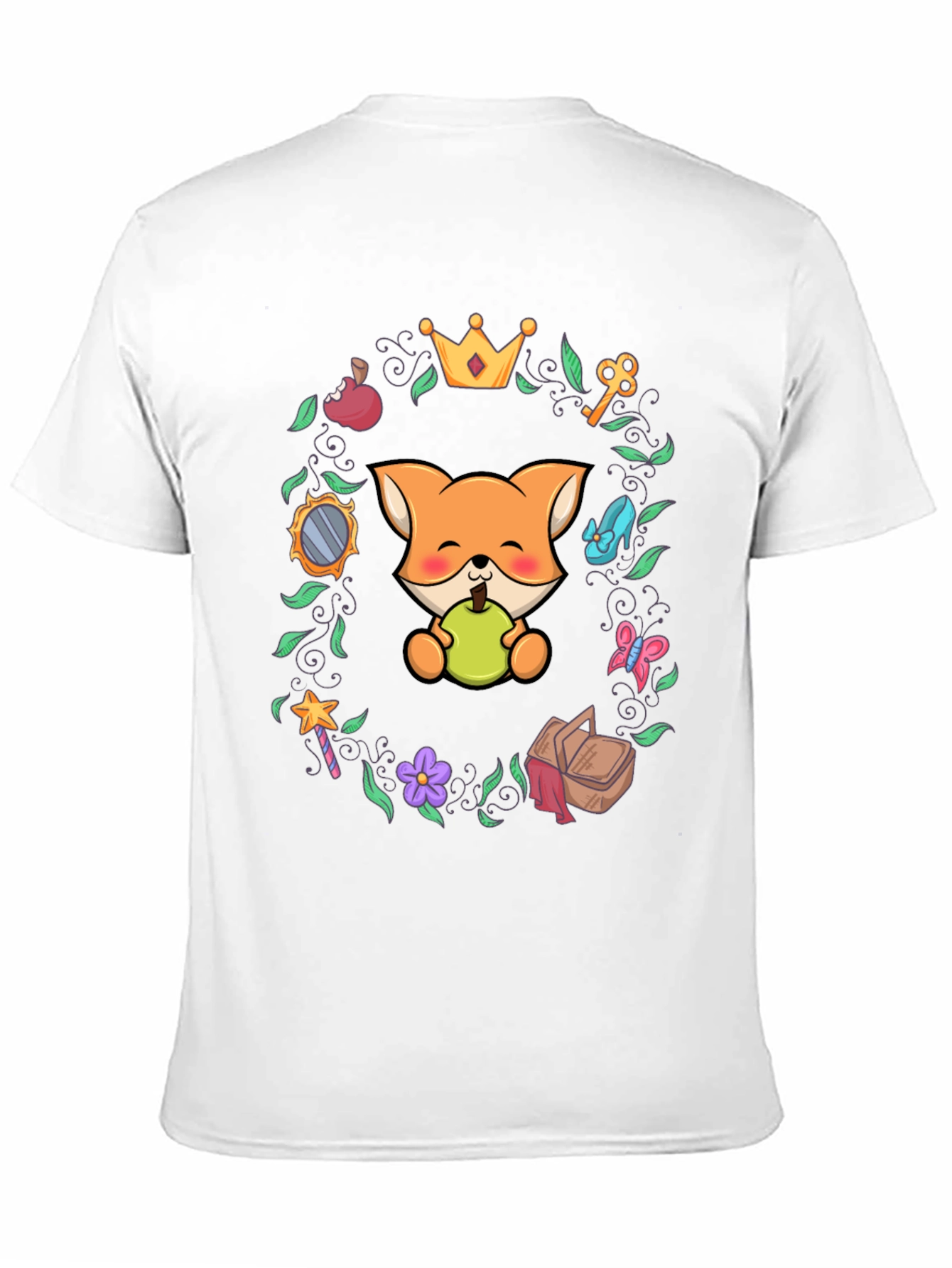 Whimsical Fox Graphic Tee