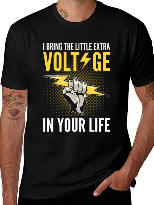 Voltage Graphic T-Shirt - Electrician Humor Tee