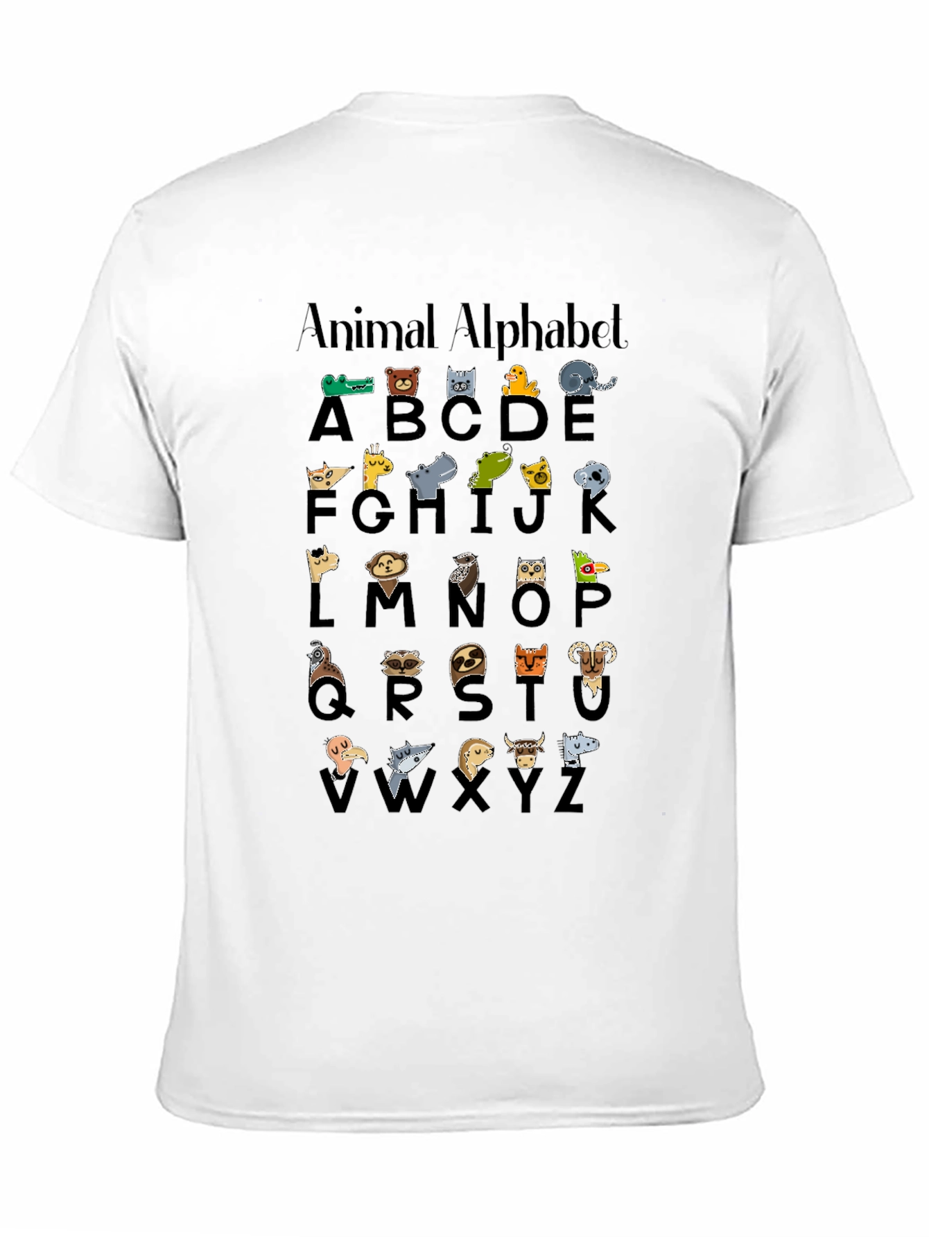 Animal Alphabet T-Shirt - Fun Educational Tee