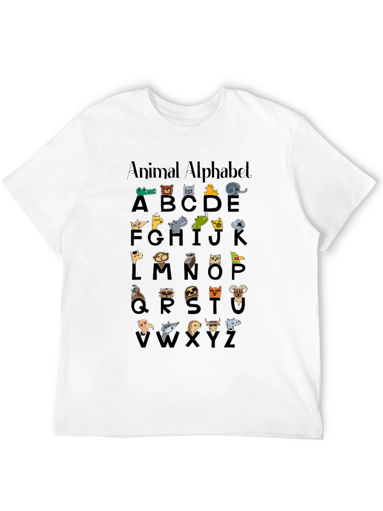 Animal Alphabet T-Shirt - Fun Educational Tee