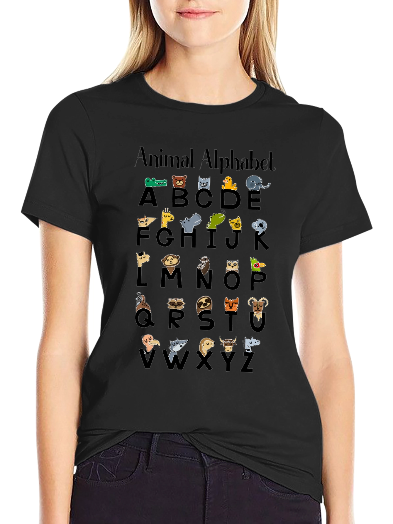 Animal Alphabet T-Shirt - Fun Educational Tee