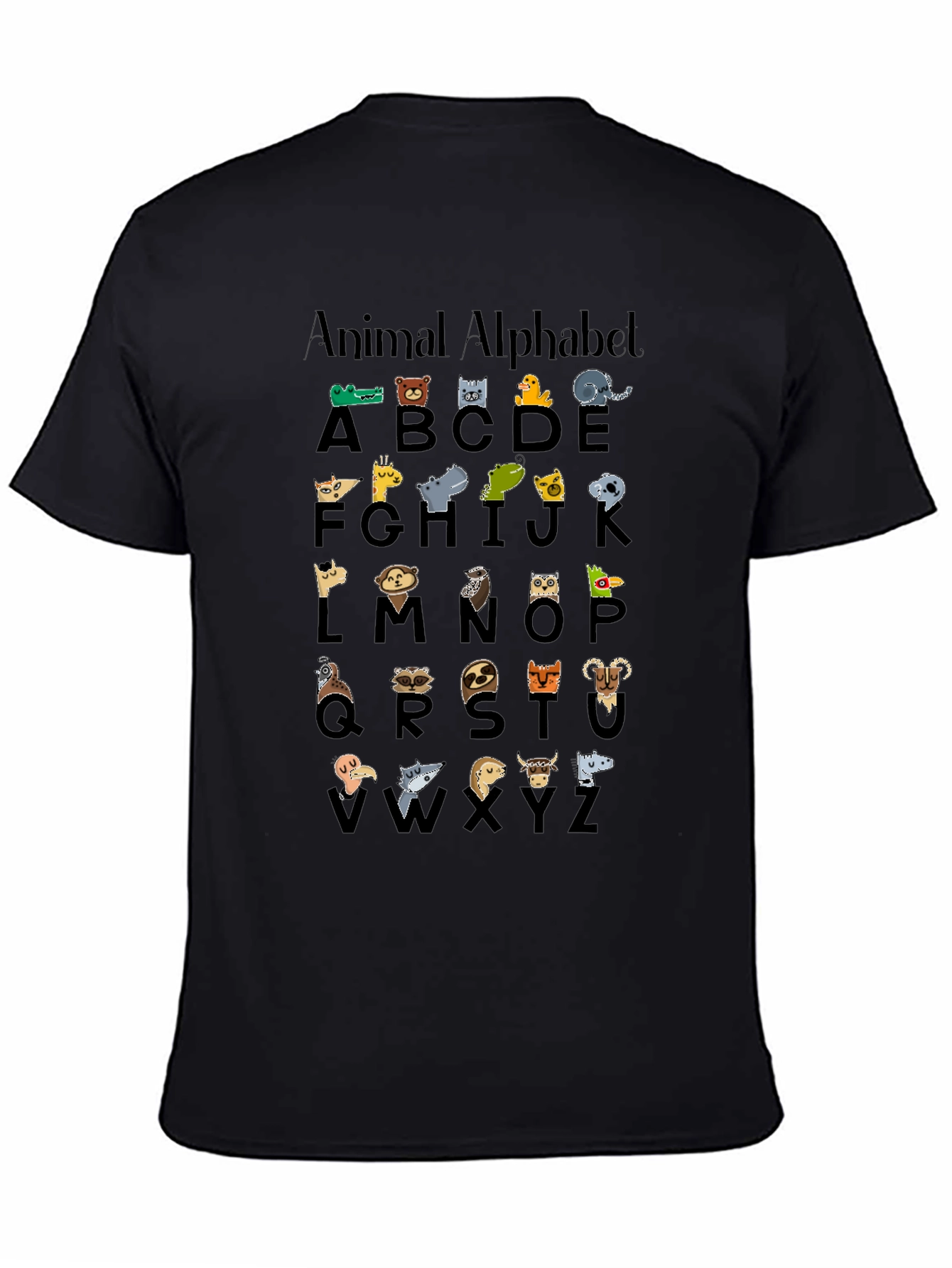 Animal Alphabet T-Shirt - Fun Educational Tee