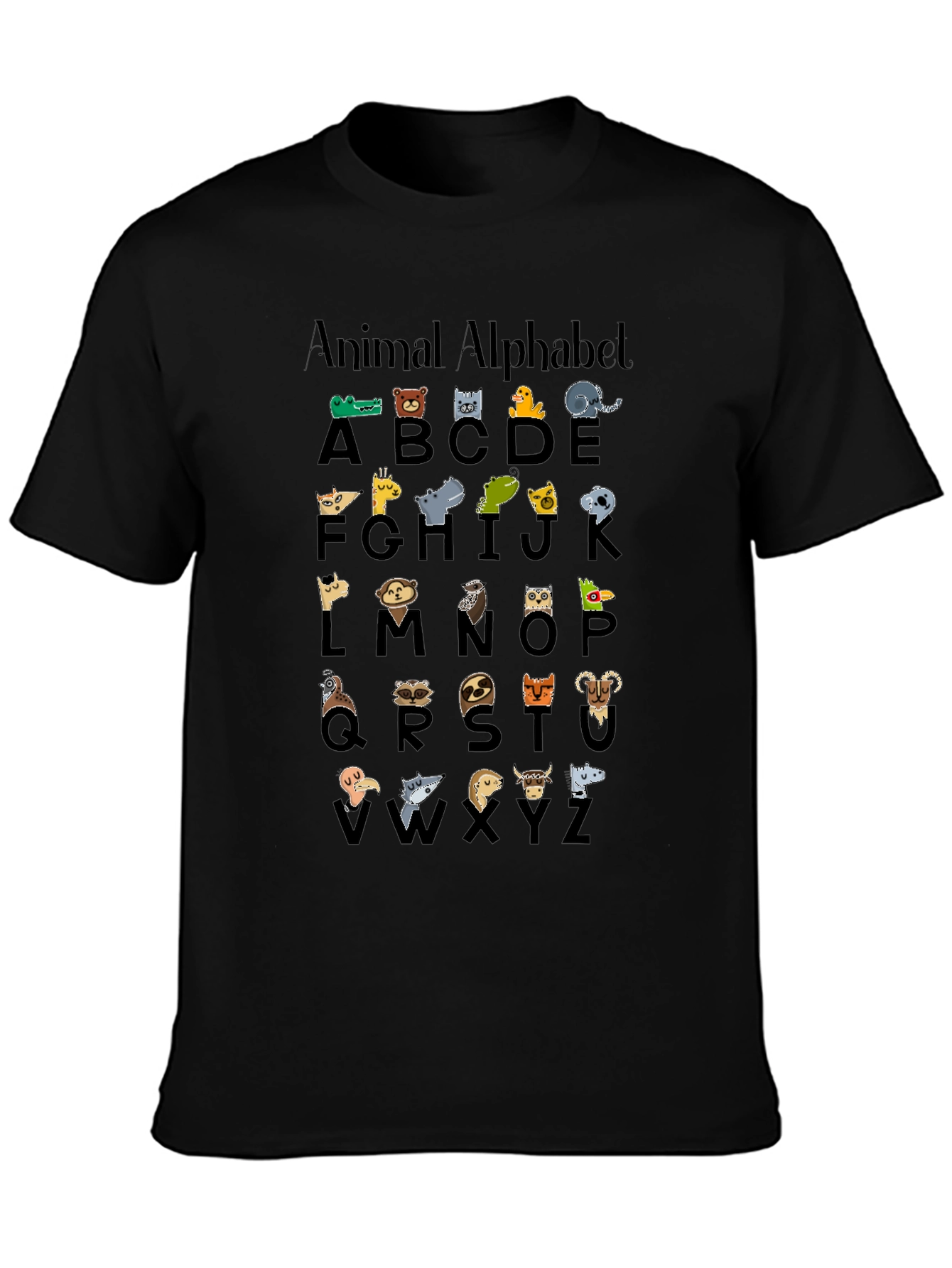 Animal Alphabet T-Shirt - Fun Educational Tee