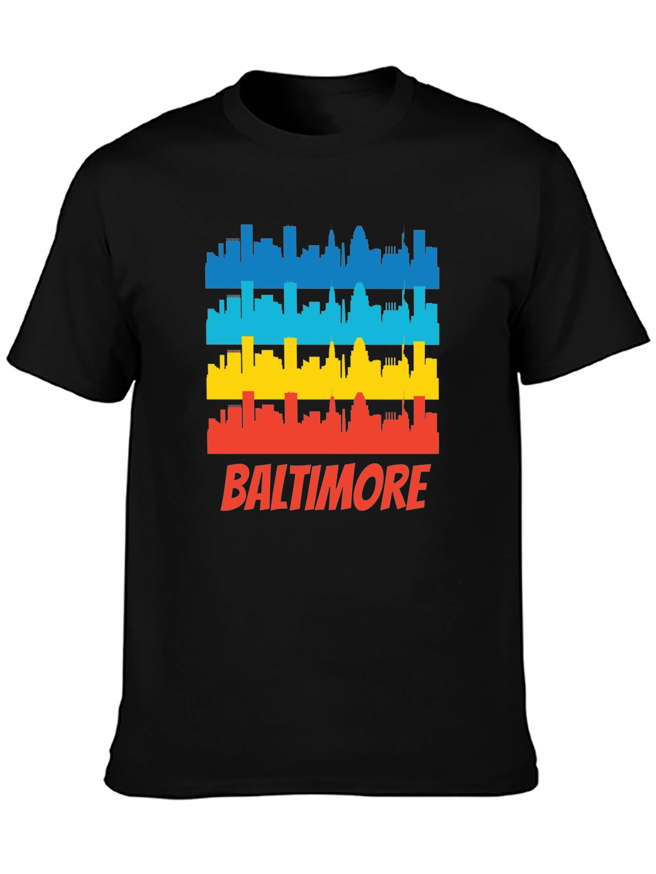 Baltimore Cityscape Graphic T-Shirt