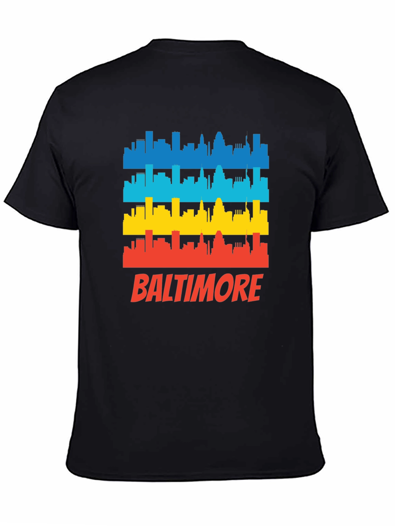 Baltimore Cityscape Graphic T-Shirt