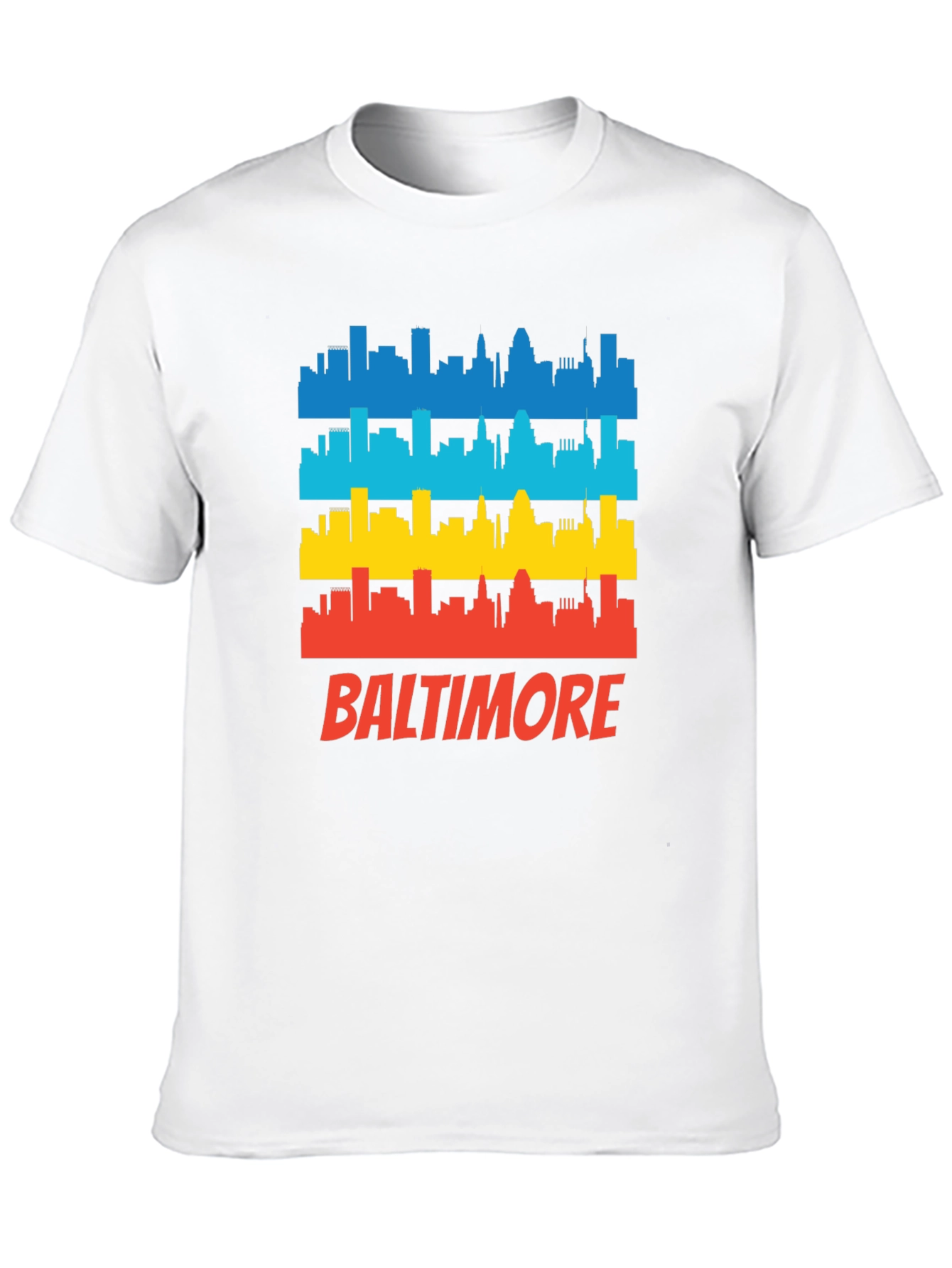 Baltimore Cityscape Graphic T-Shirt