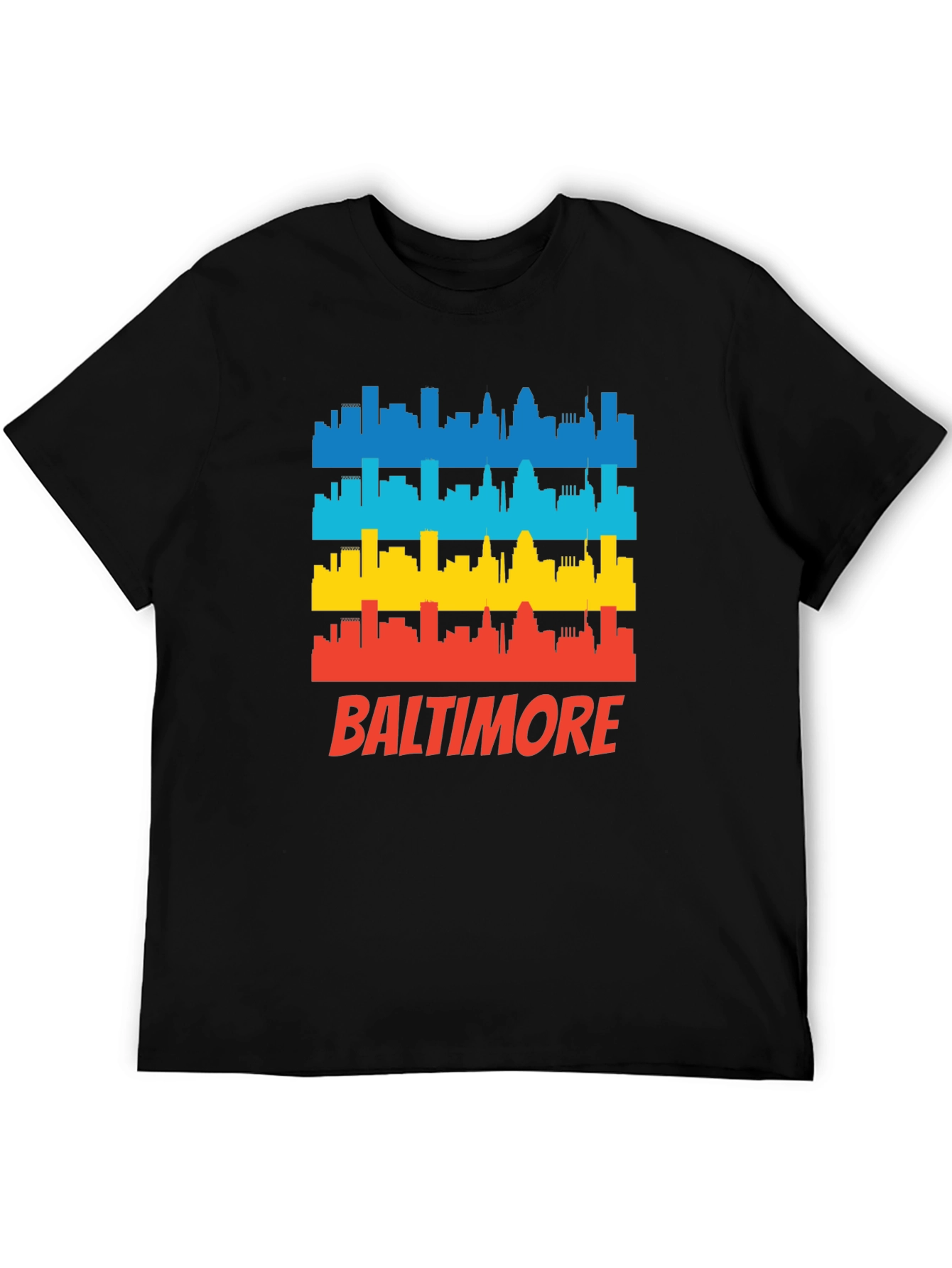 Baltimore Cityscape Graphic T-Shirt