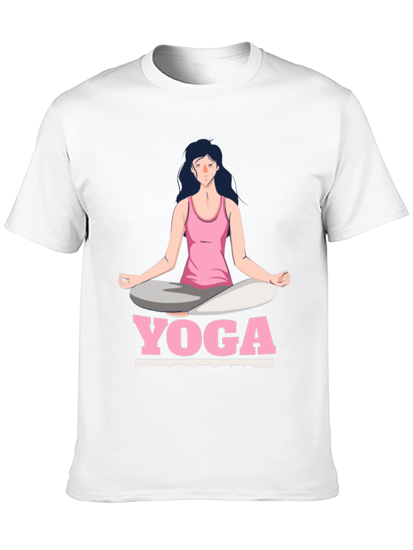 Yoga Pose Graphic T-Shirt - Zen Meditation Tee