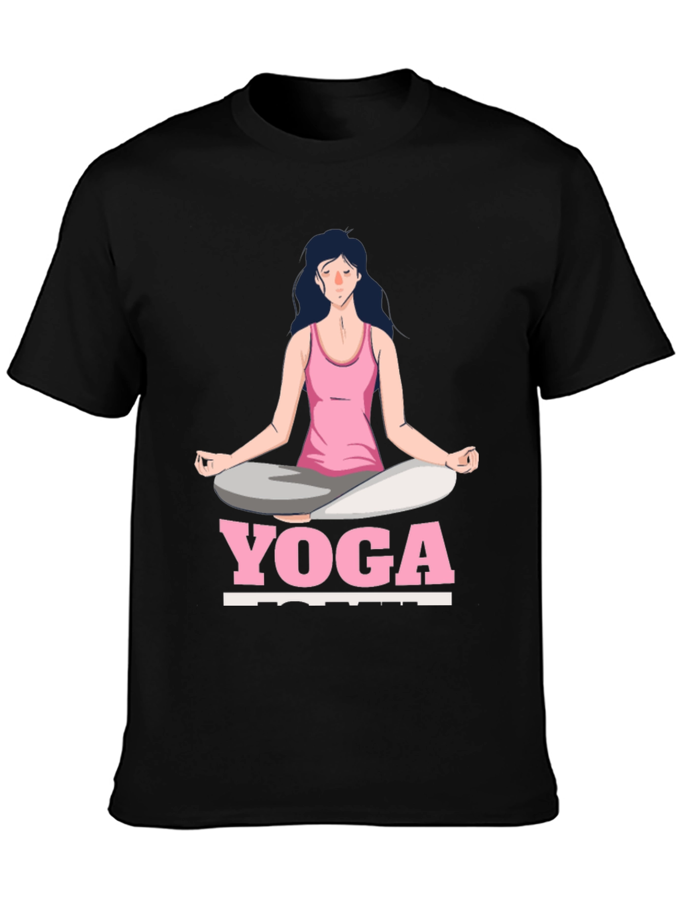 Yoga Pose Graphic T-Shirt - Zen Meditation Tee