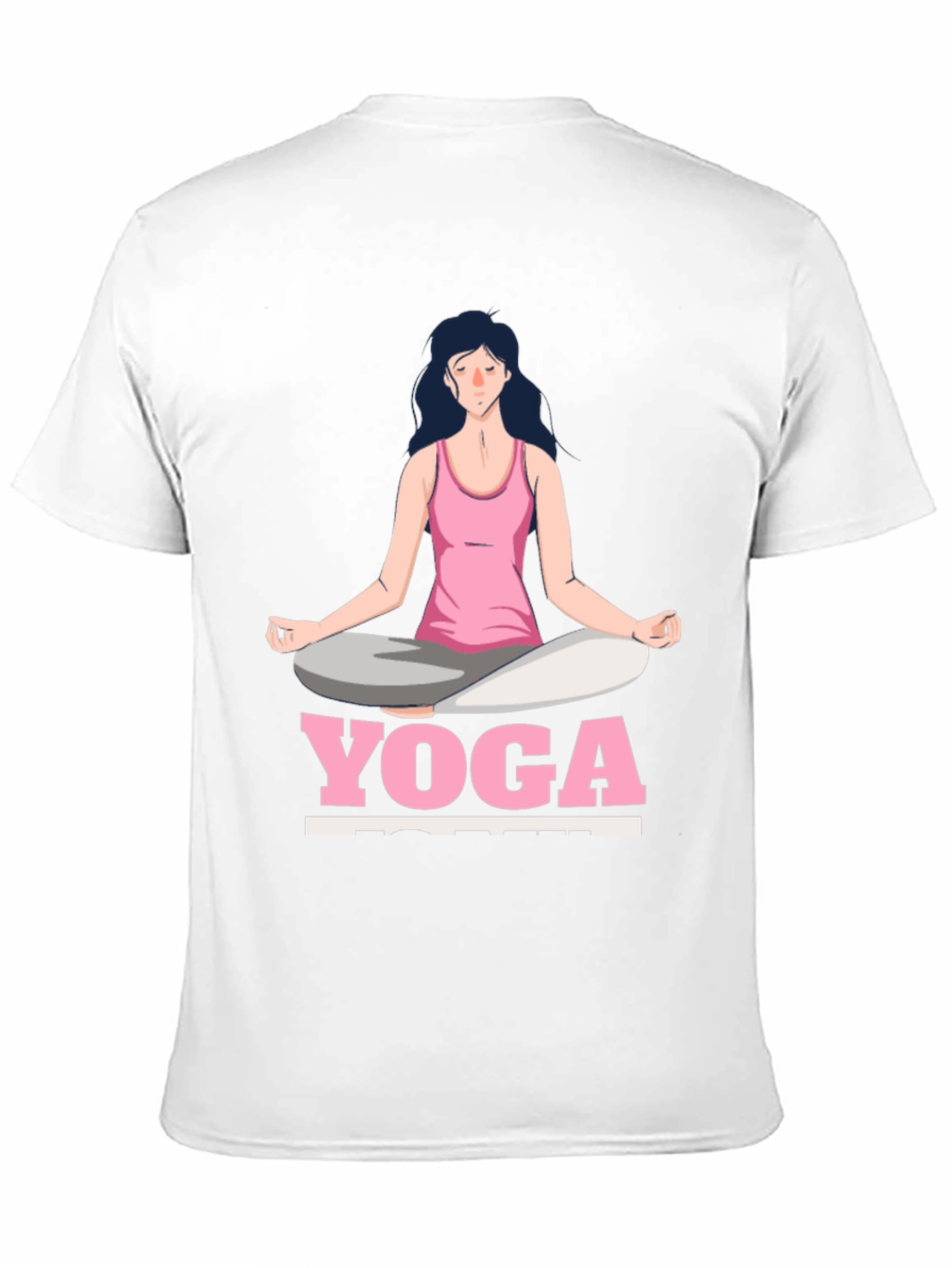 Yoga Pose Graphic T-Shirt - Zen Meditation Tee