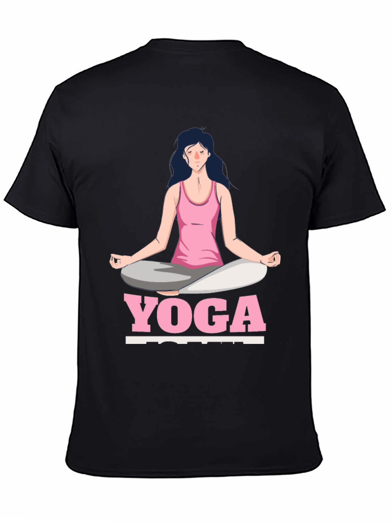 Yoga Pose Graphic T-Shirt - Zen Meditation Tee