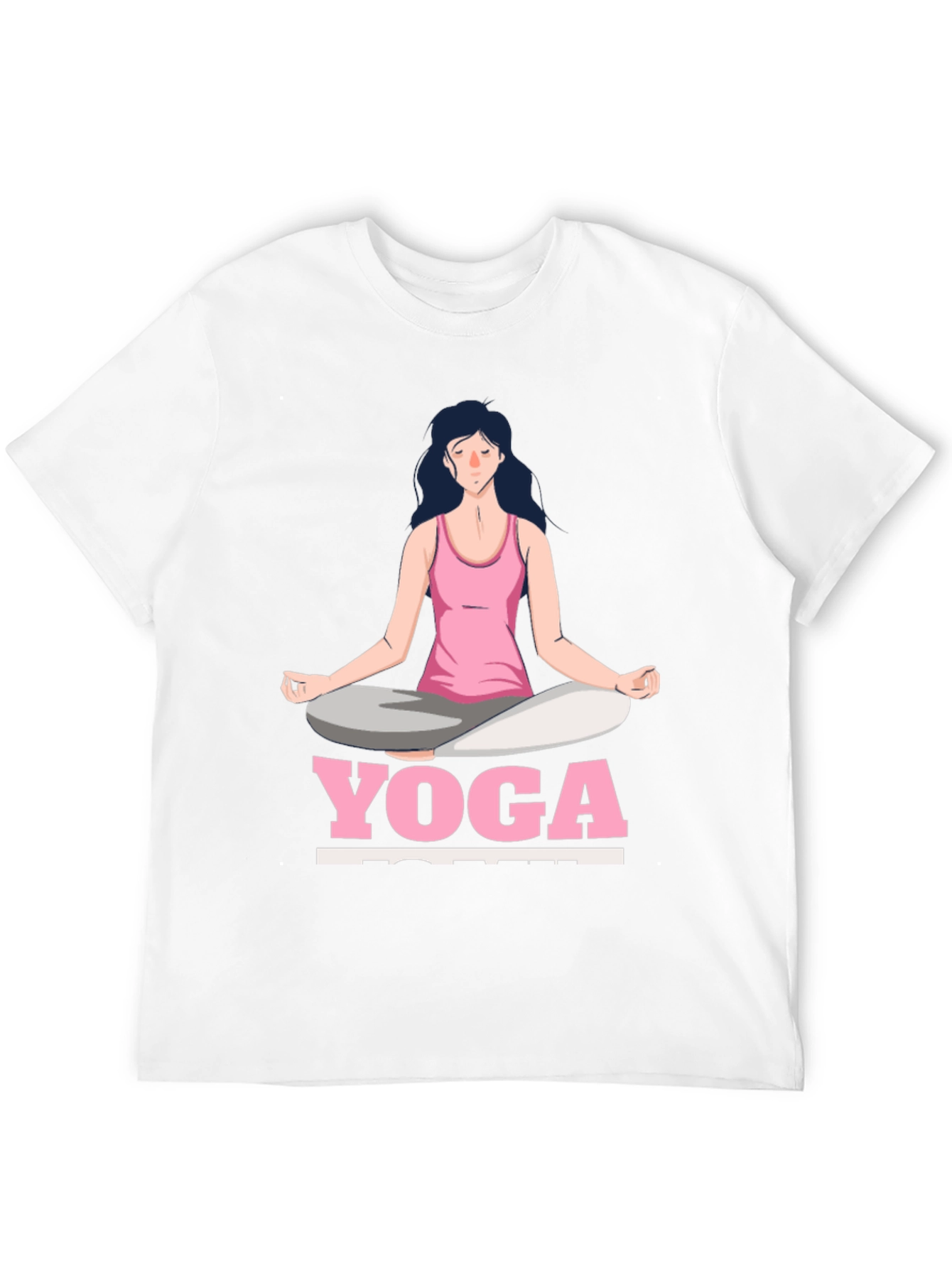 Yoga Pose Graphic T-Shirt - Zen Meditation Tee