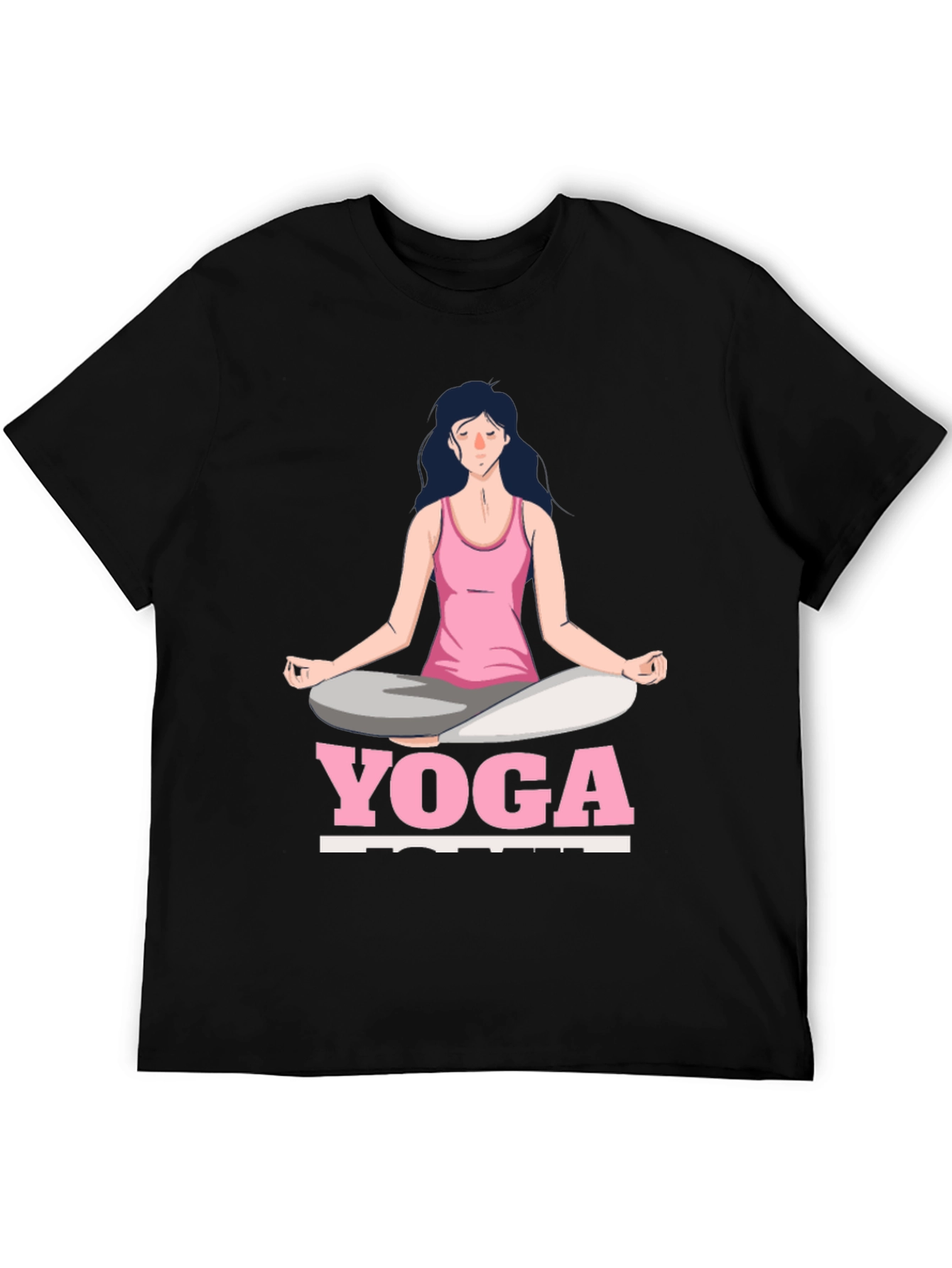 Yoga Pose Graphic T-Shirt - Zen Meditation Tee