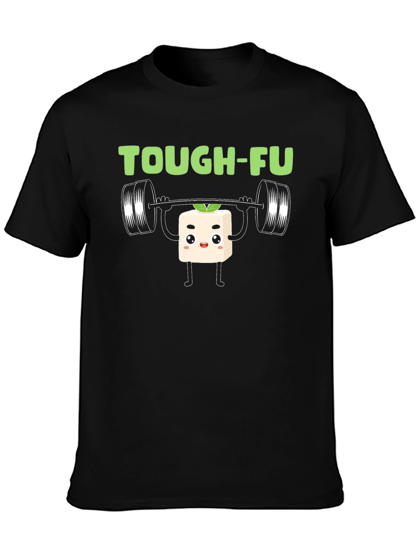 Tough-Fu Tofu Gym Workout Graphic Tee