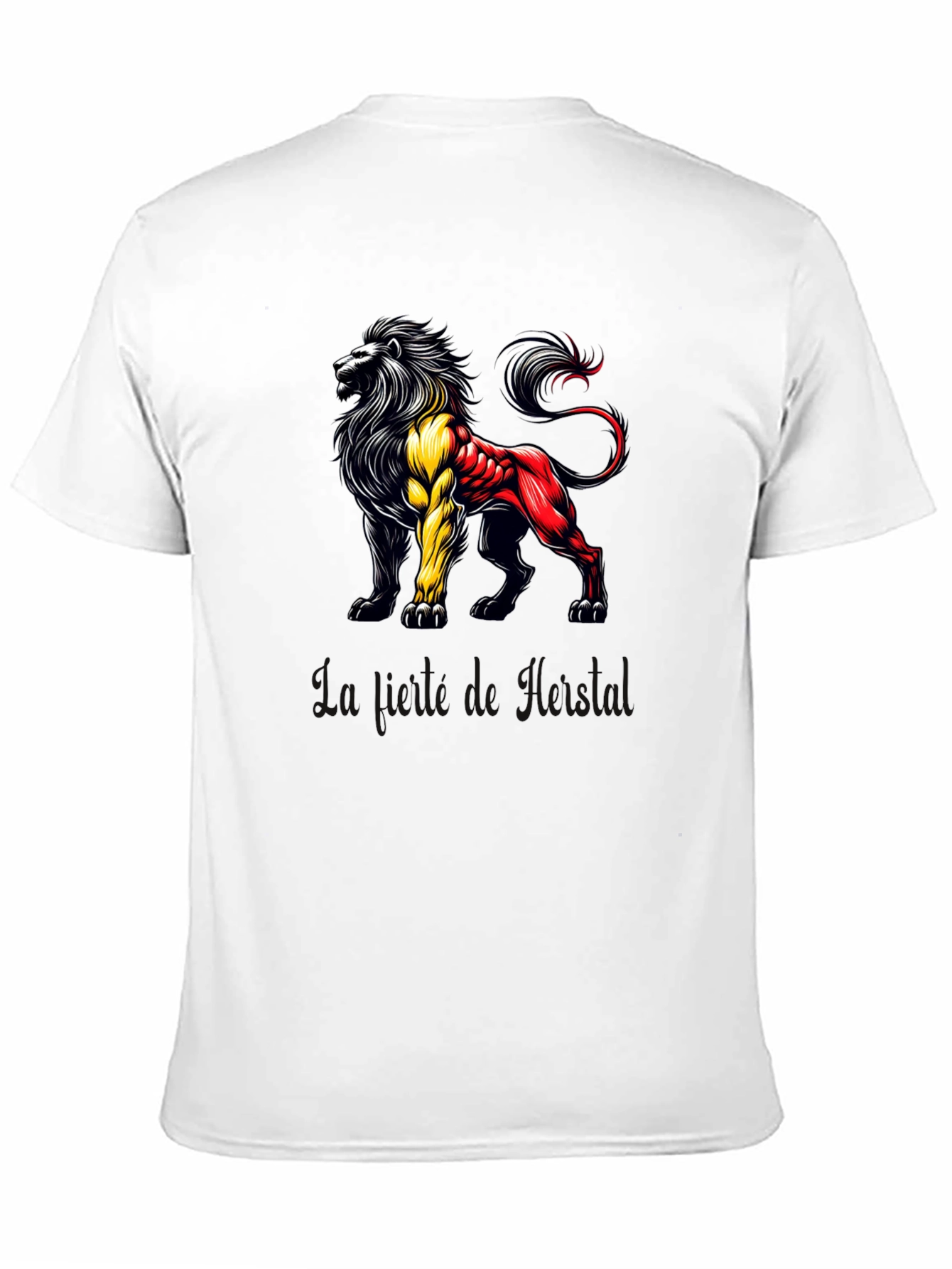 Belgian Lion T-Shirt - Black Graphic Tee