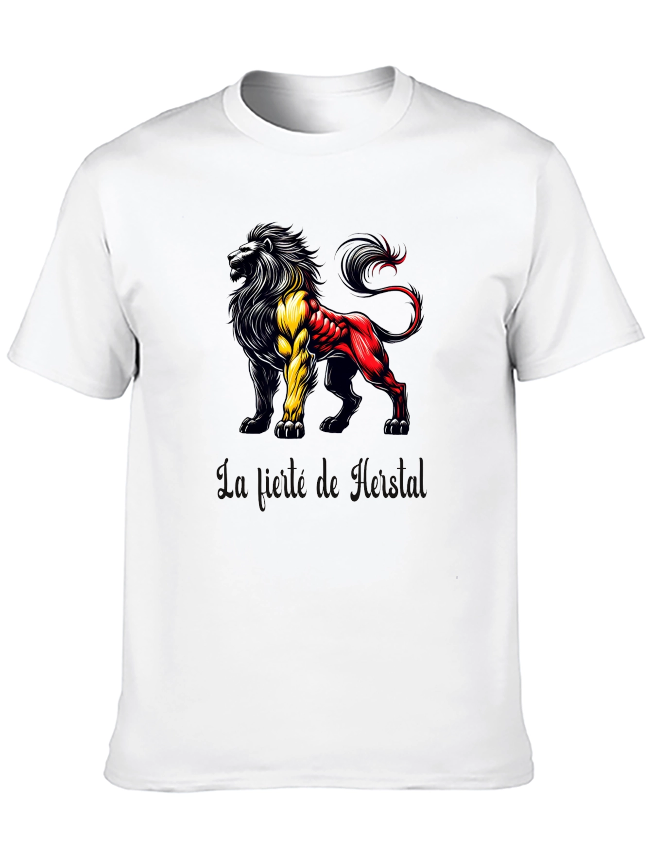 Belgian Lion T-Shirt - Black Graphic Tee