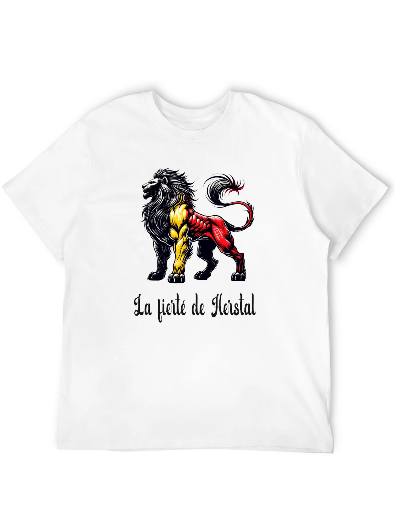 Belgian Lion T-Shirt - Black Graphic Tee