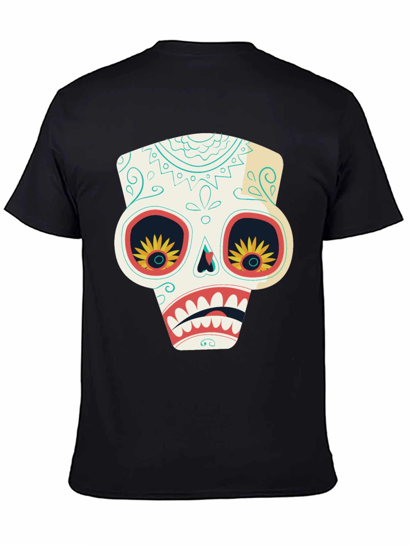 Sugar Skull T-Shirt - Day of the Dead Style