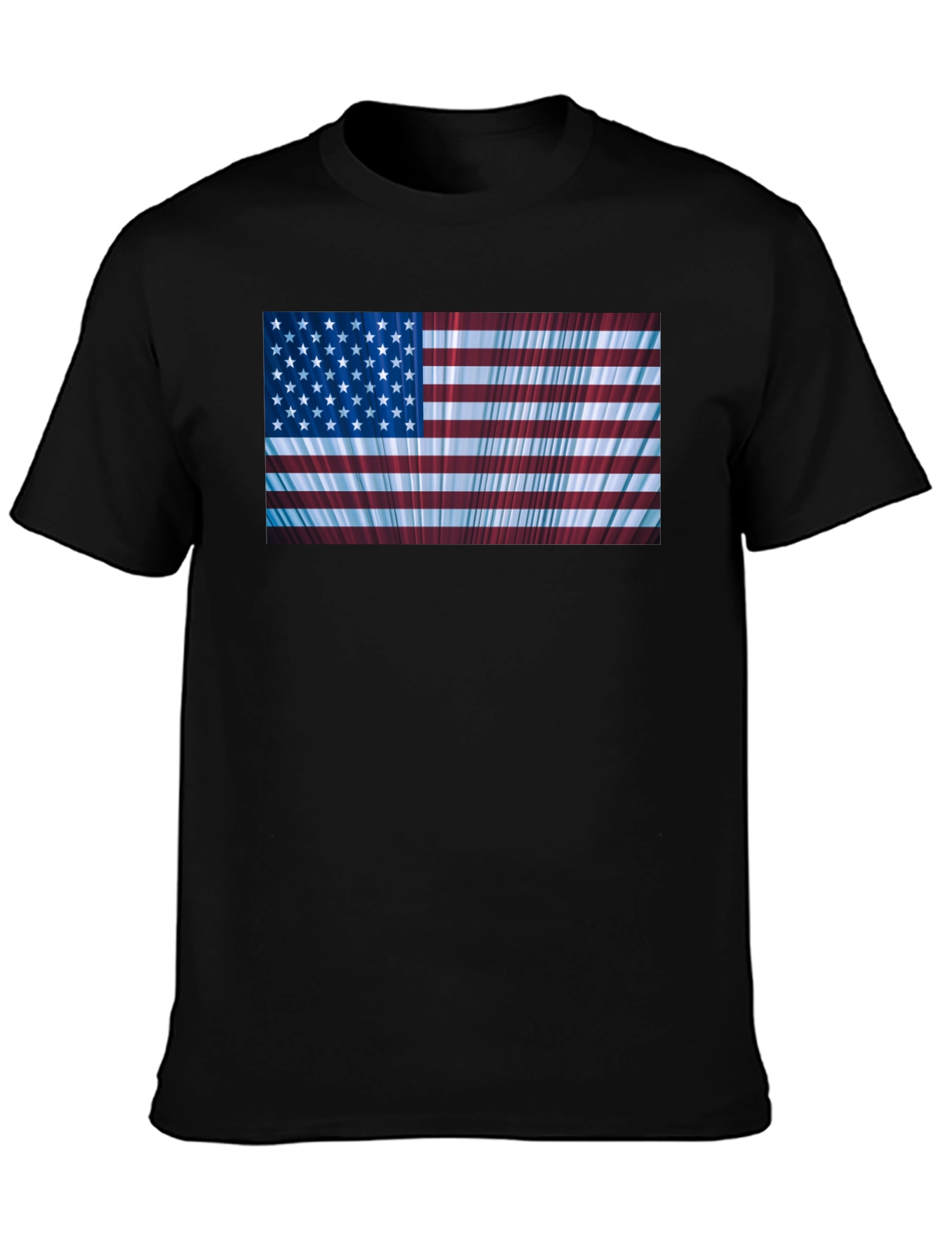 American Flag Burst Graphic T-Shirt - Patriot Pride