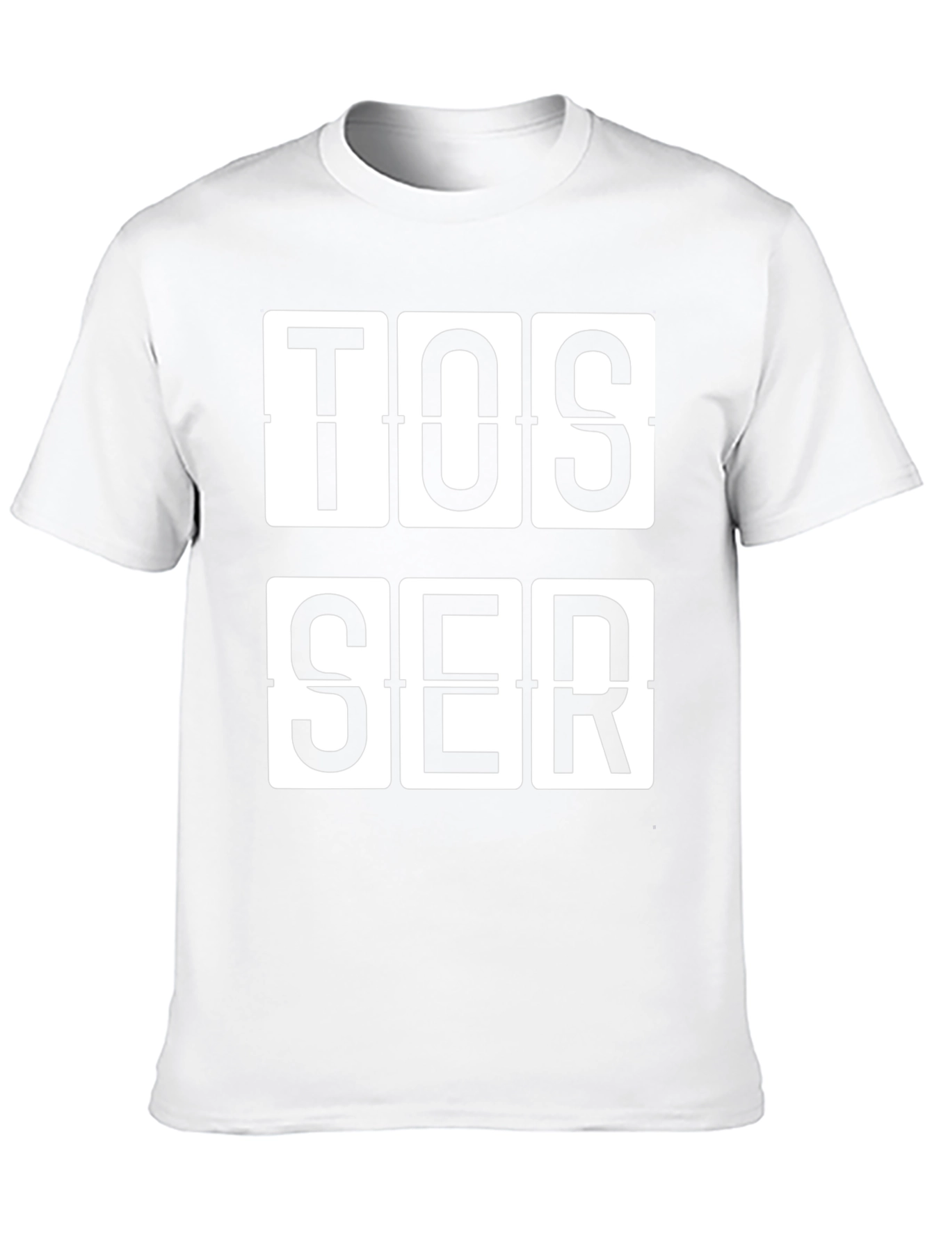 TOSSER Black Graphic Tee