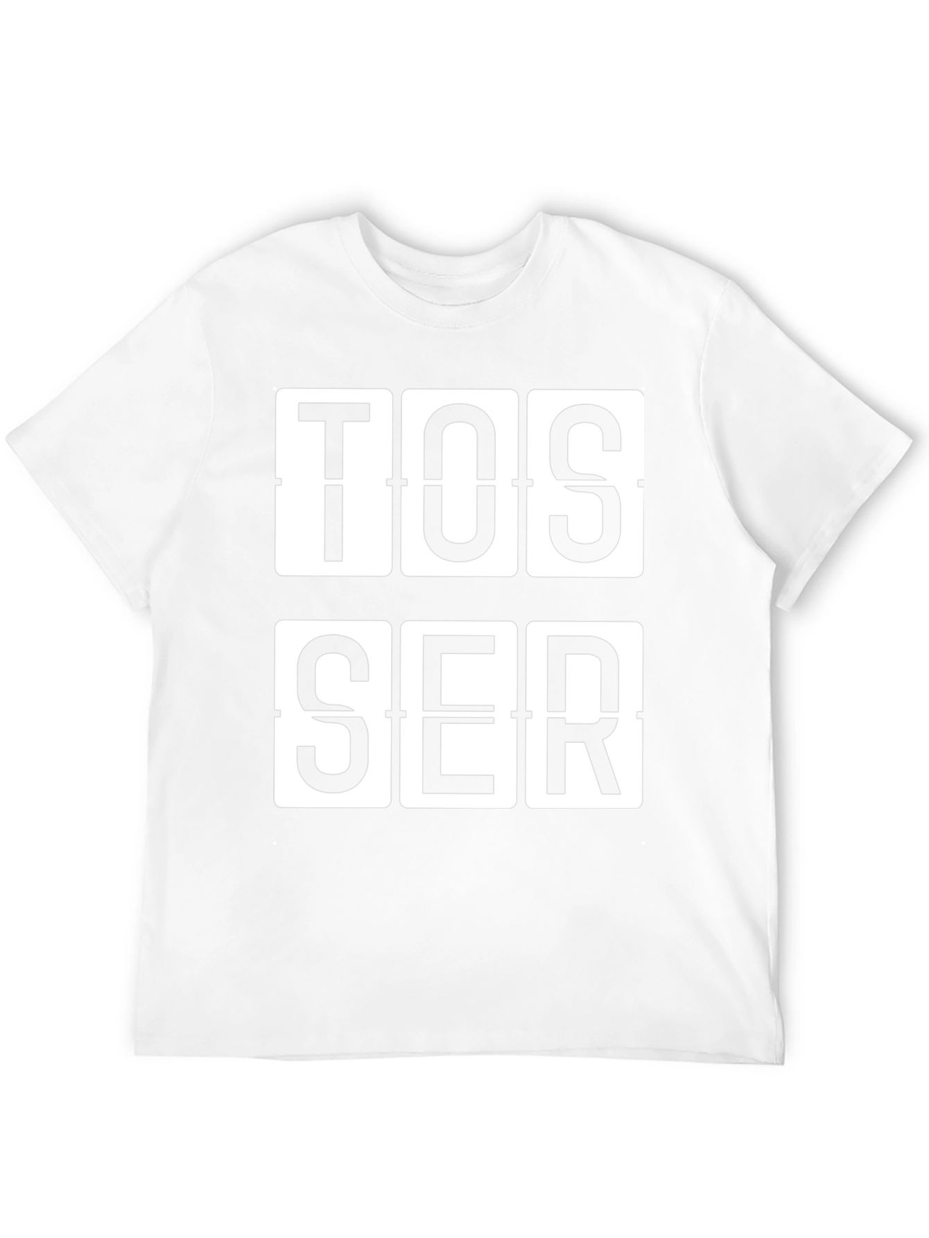 TOSSER Black Graphic Tee