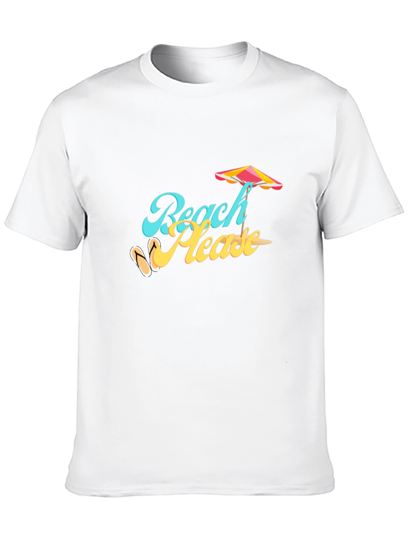 Beach Please T-Shirt Summer Vibes Tee