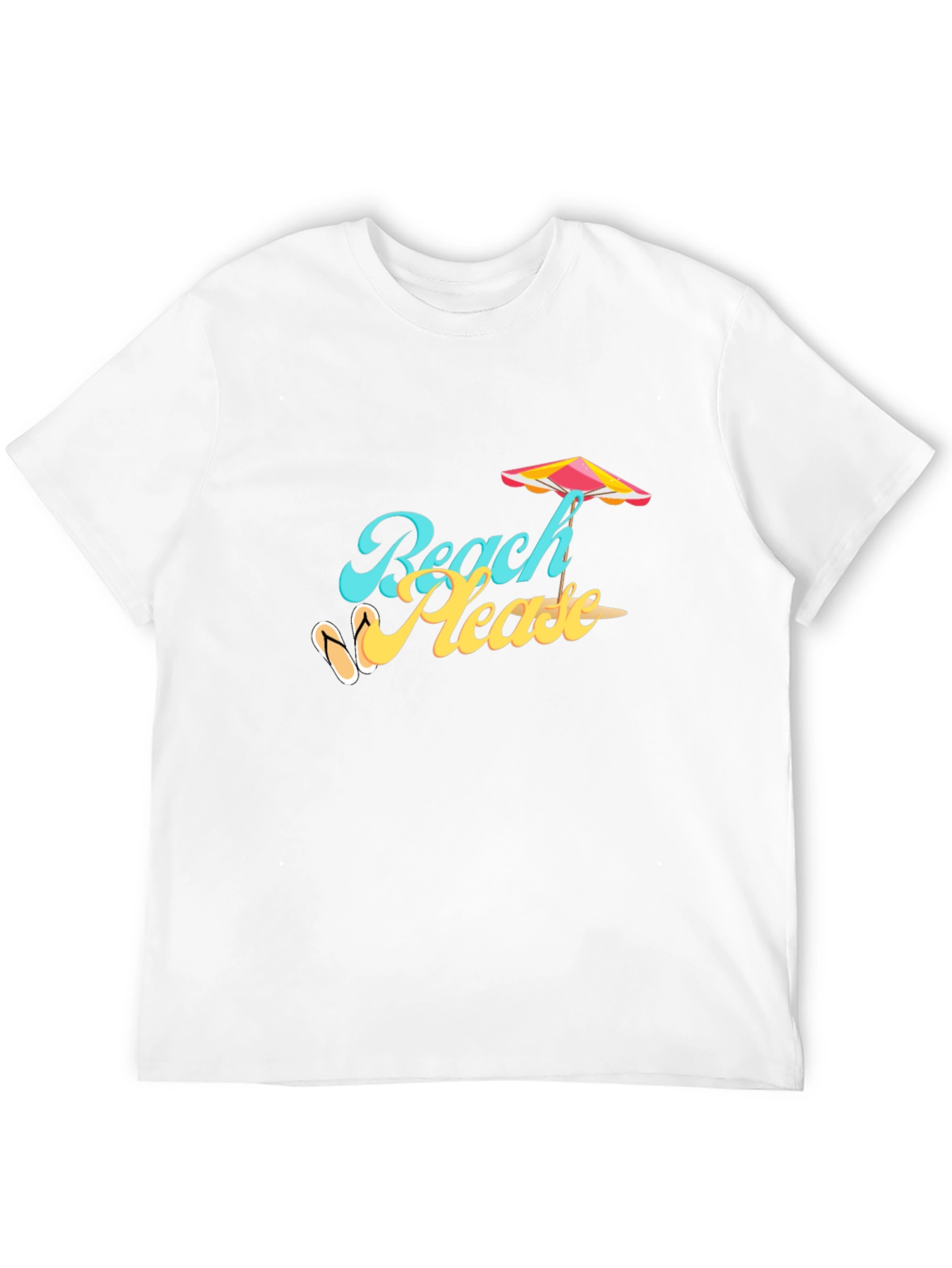 Beach Please T-Shirt Summer Vibes Tee