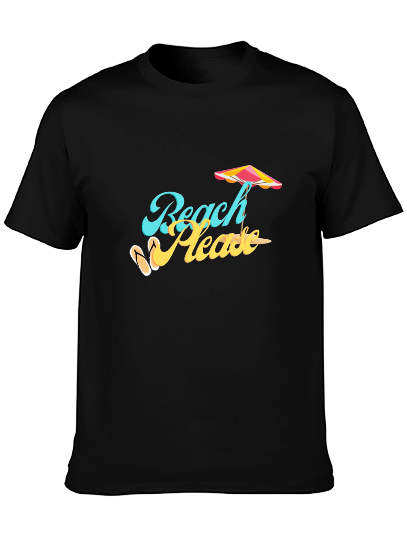 Beach Please T-Shirt Summer Vibes Tee