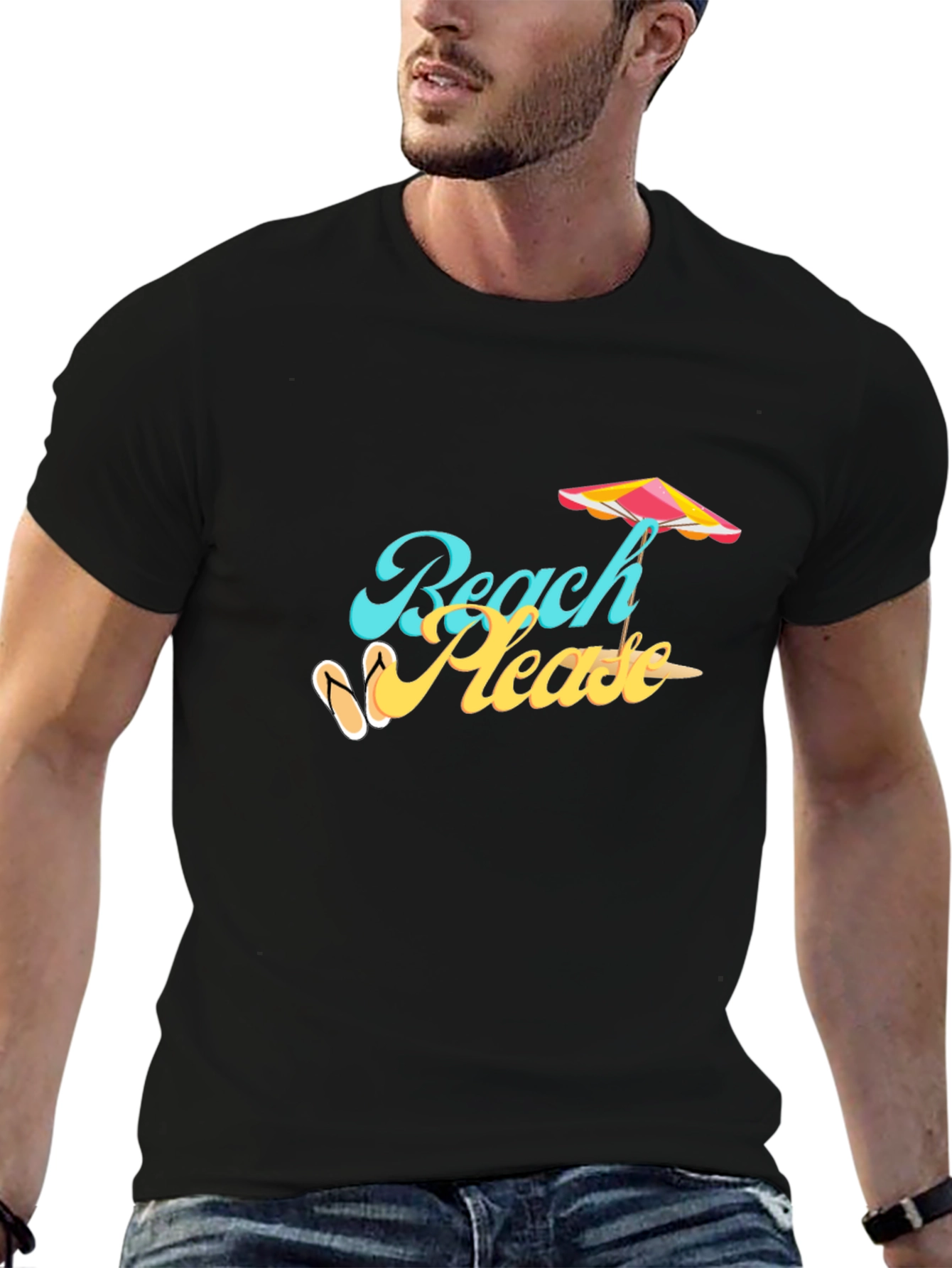 Beach Please T-Shirt Summer Vibes Tee
