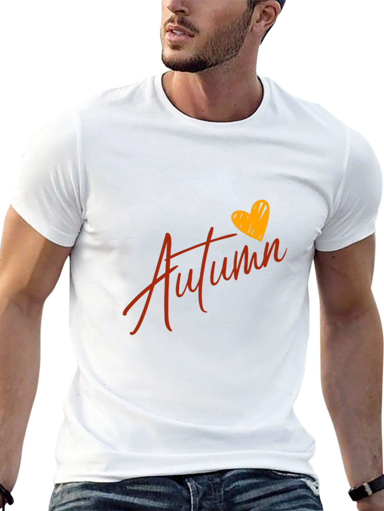 Autumn Heart Graphic T-Shirt