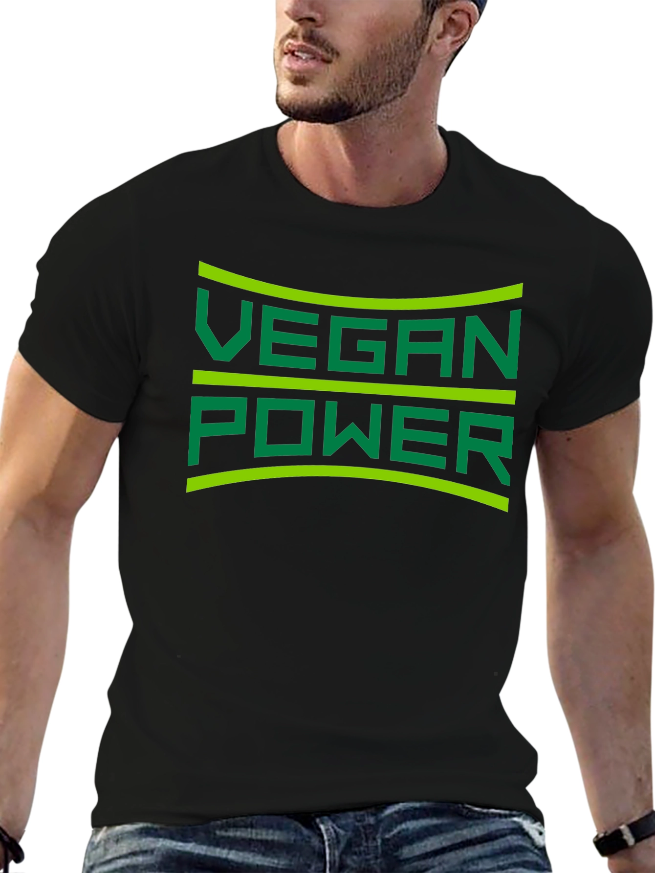 Vegan Power T-Shirt - Black