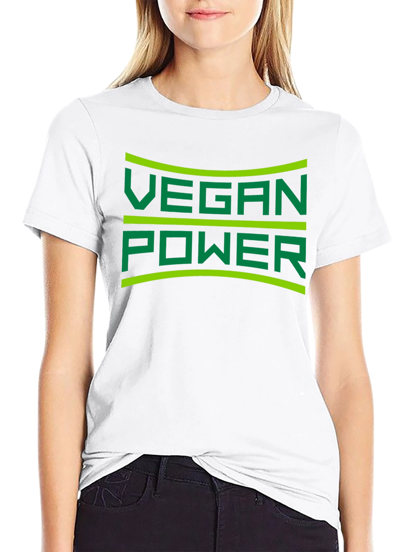 Vegan Power T-Shirt - Black