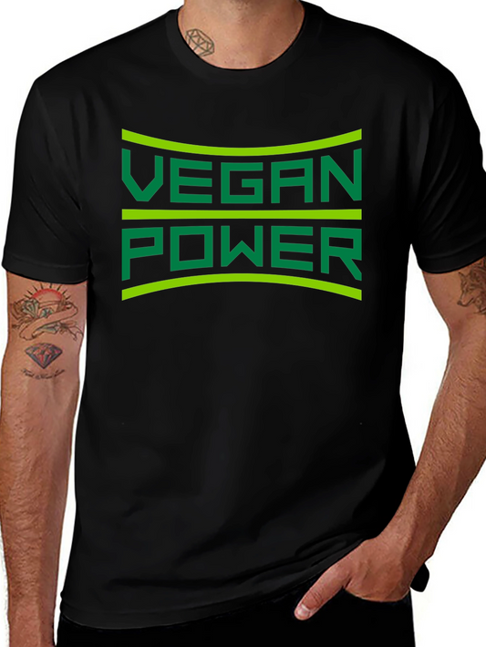 Vegan Power T-Shirt - Black