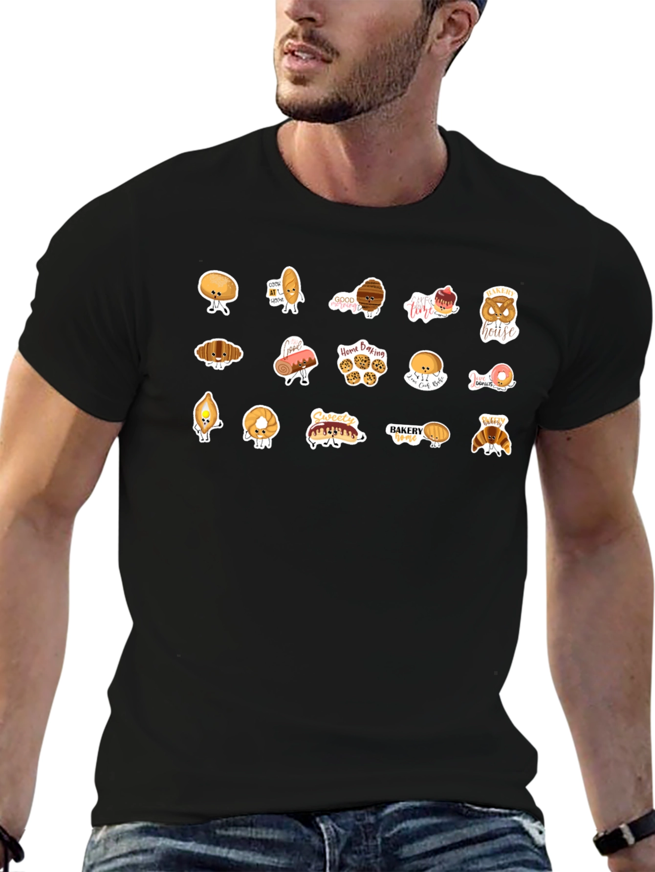 Bakery Treats Graphic Tee - Sweet Tooth Style