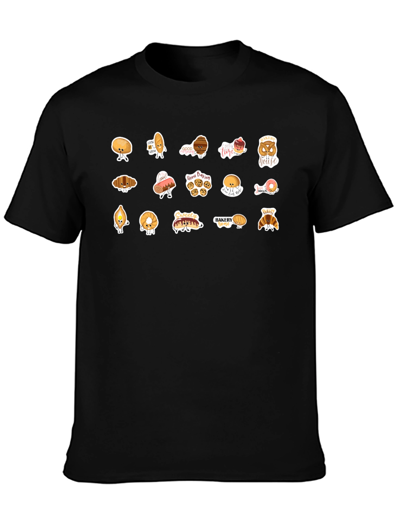 Bakery Treats Graphic Tee - Sweet Tooth Style