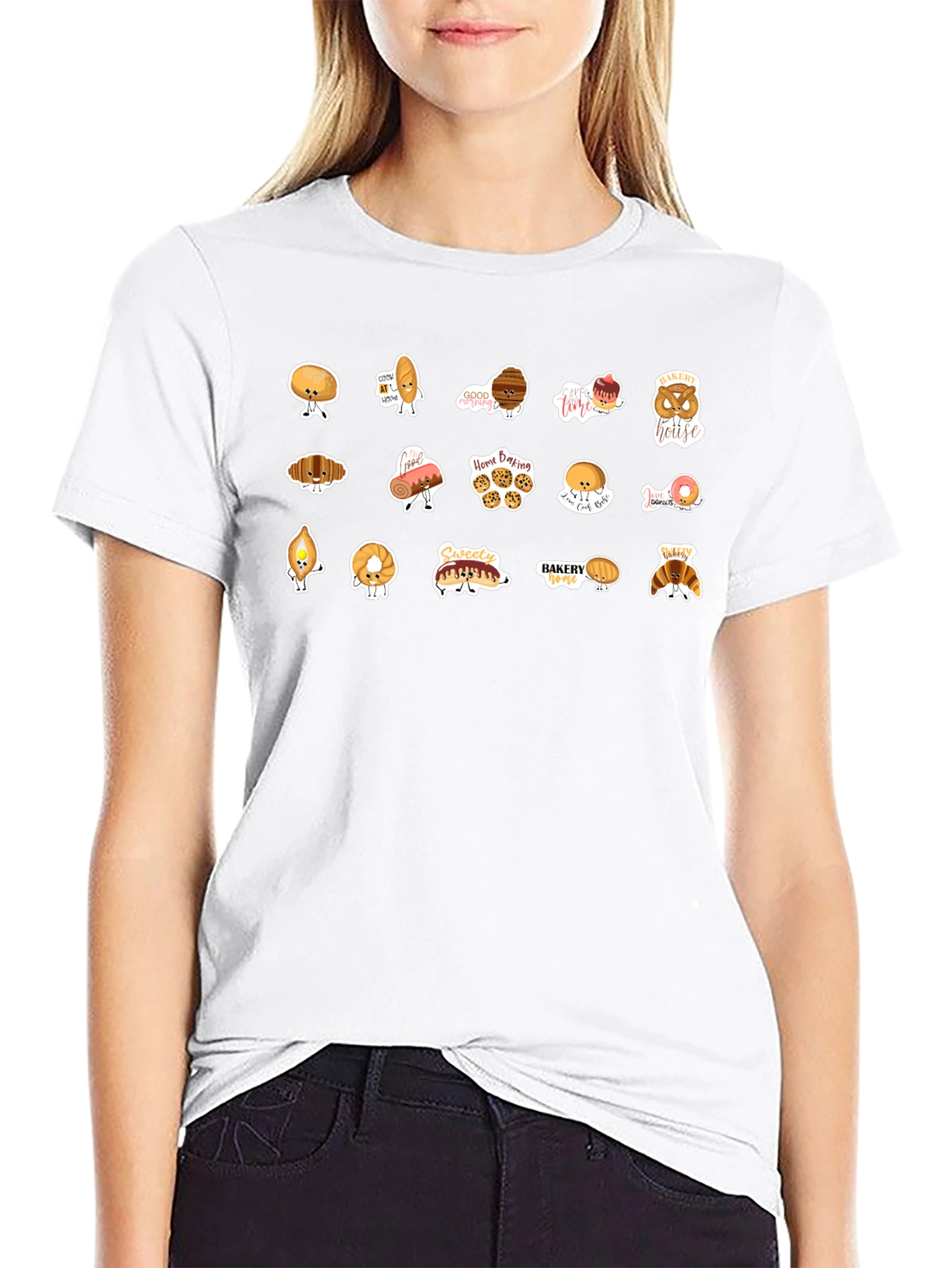 Bakery Treats Graphic Tee - Sweet Tooth Style