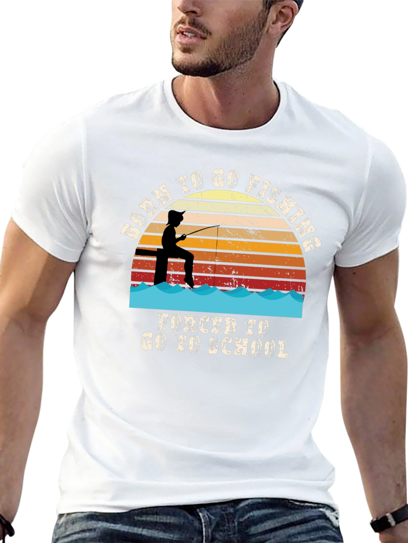 Born To Go Fishing T-Shirt - Adult