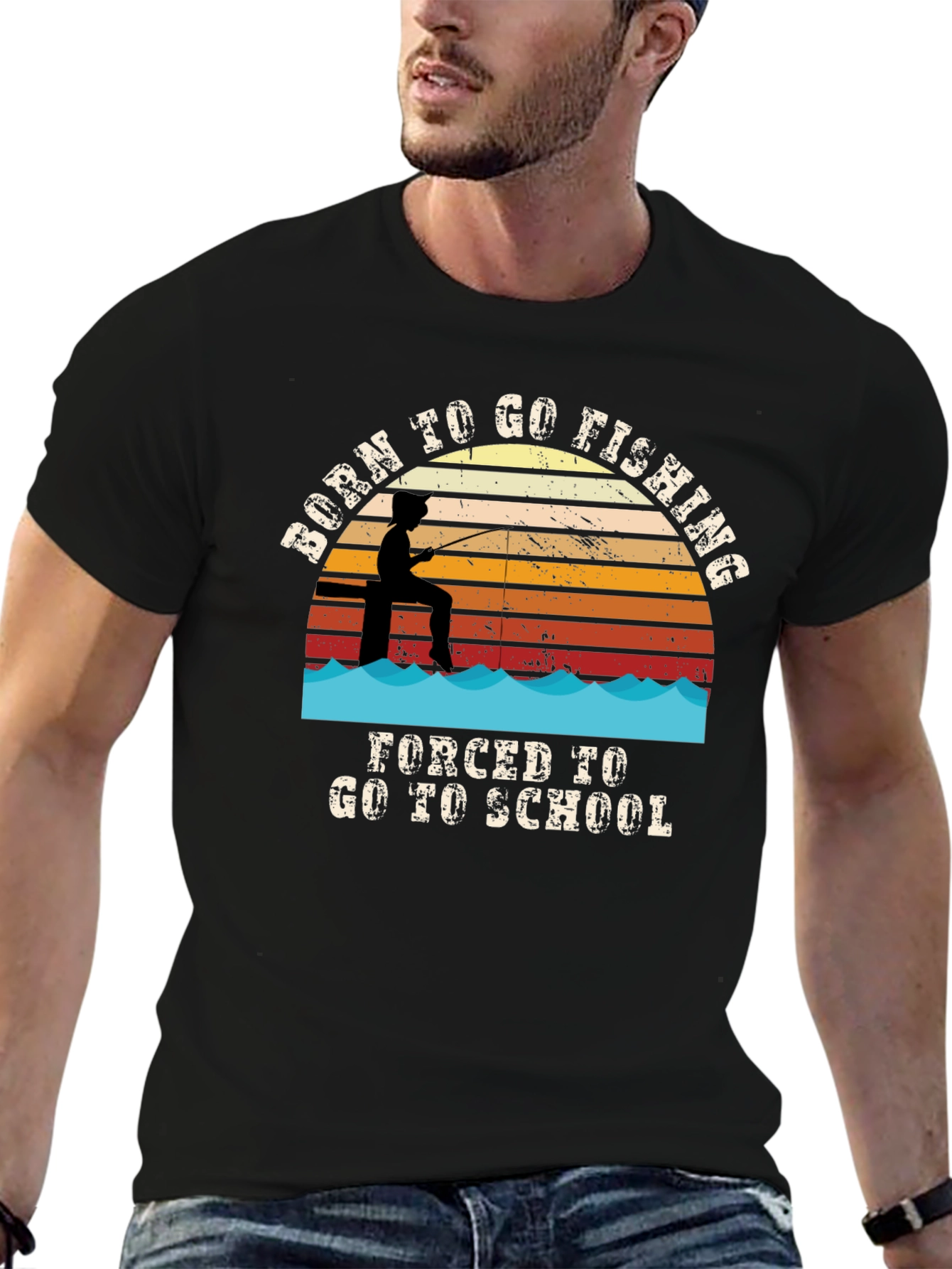 Born To Go Fishing T-Shirt - Adult