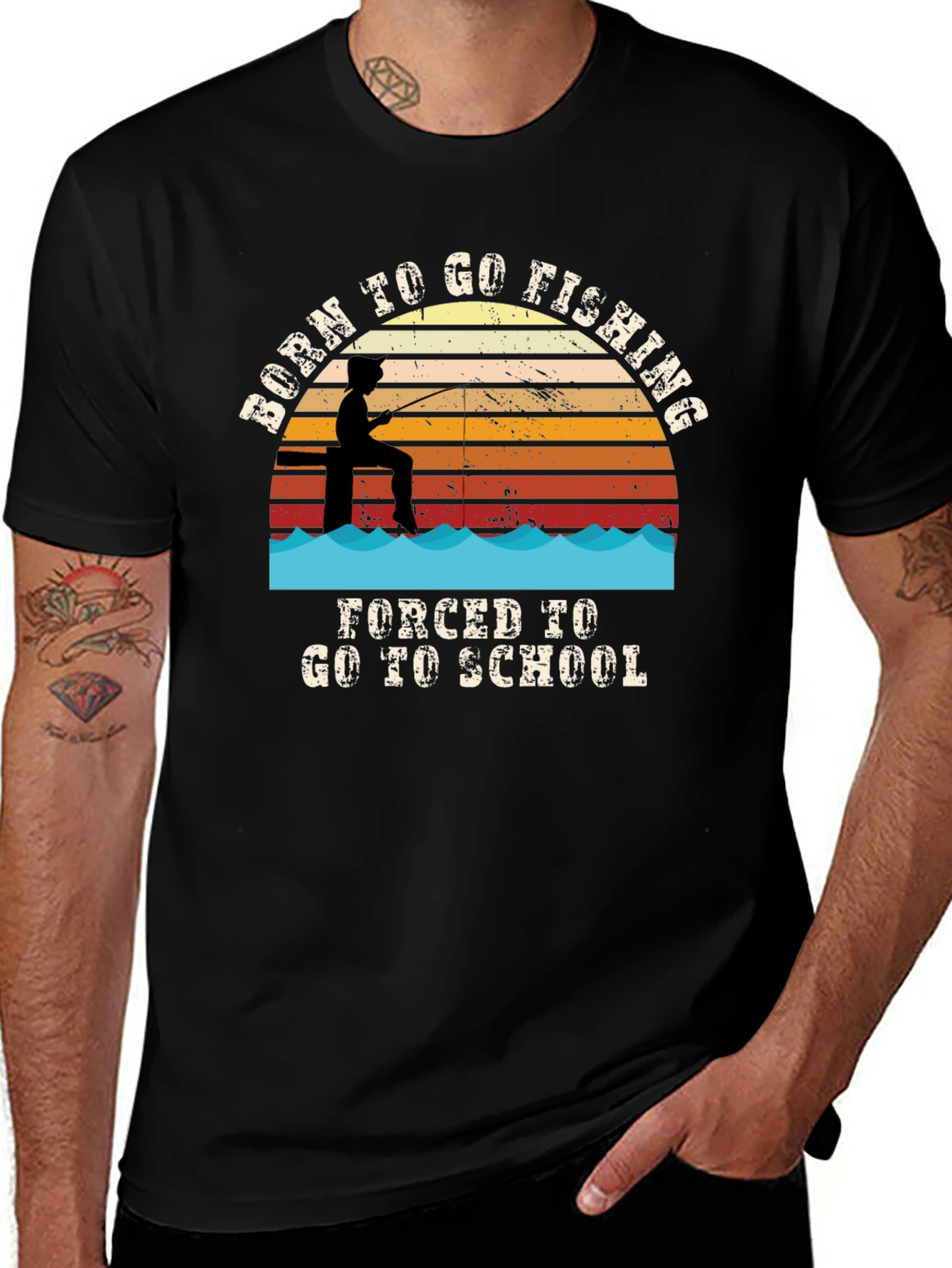 Born To Go Fishing T-Shirt - Adult