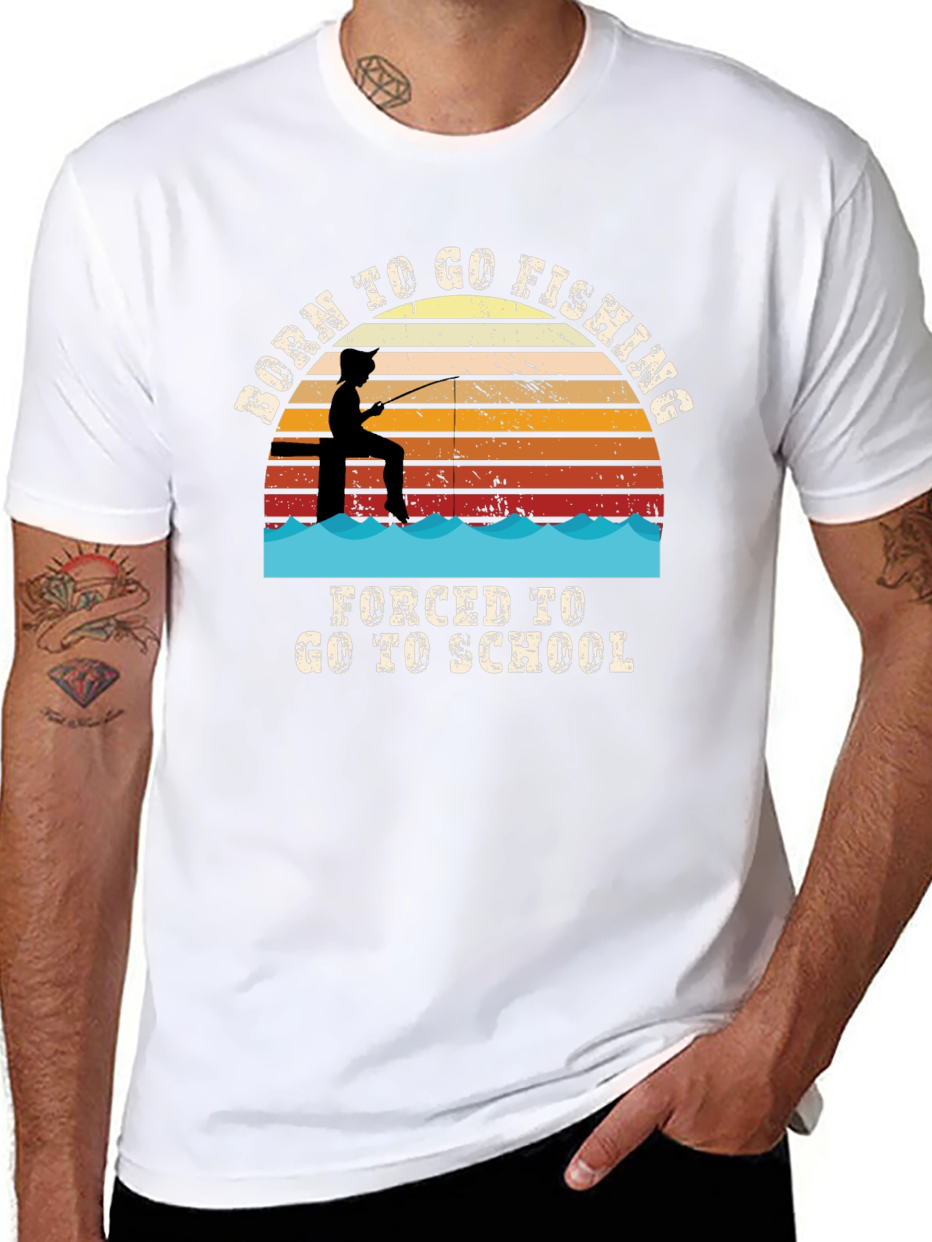 Born To Go Fishing T-Shirt - Adult