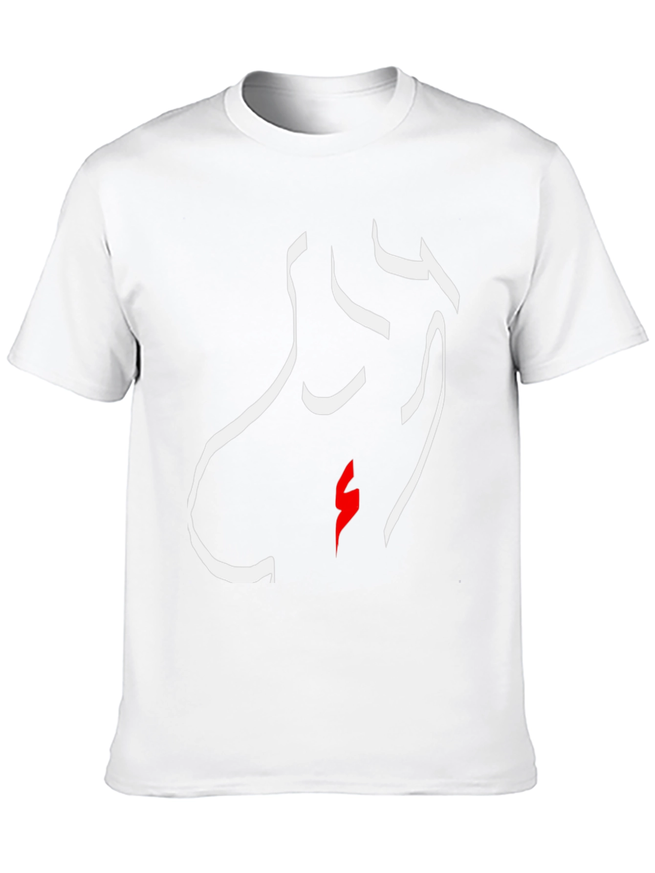 Abstract Face Black T-Shirt - Unique Graphic Tee