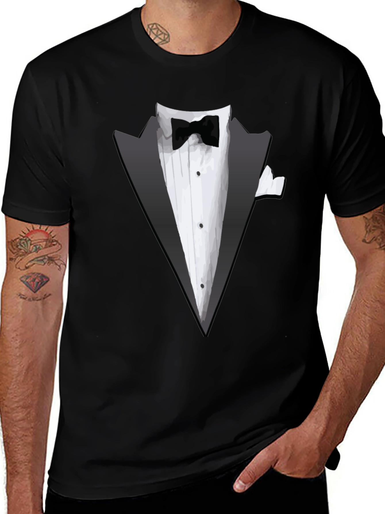 Tuxedo T-Shirt: Formal Fun Casual Wear