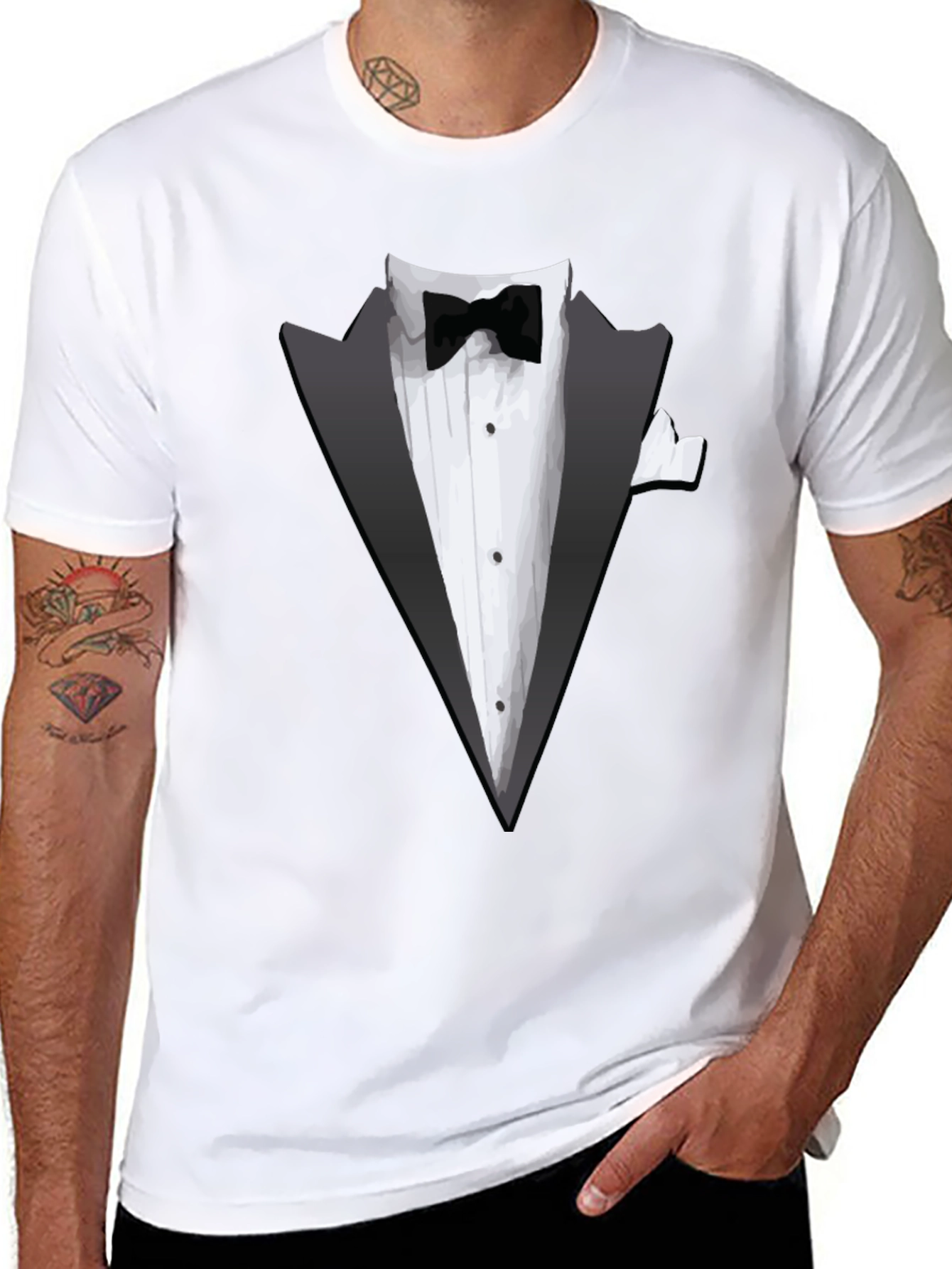 Tuxedo T-Shirt: Formal Fun Casual Wear