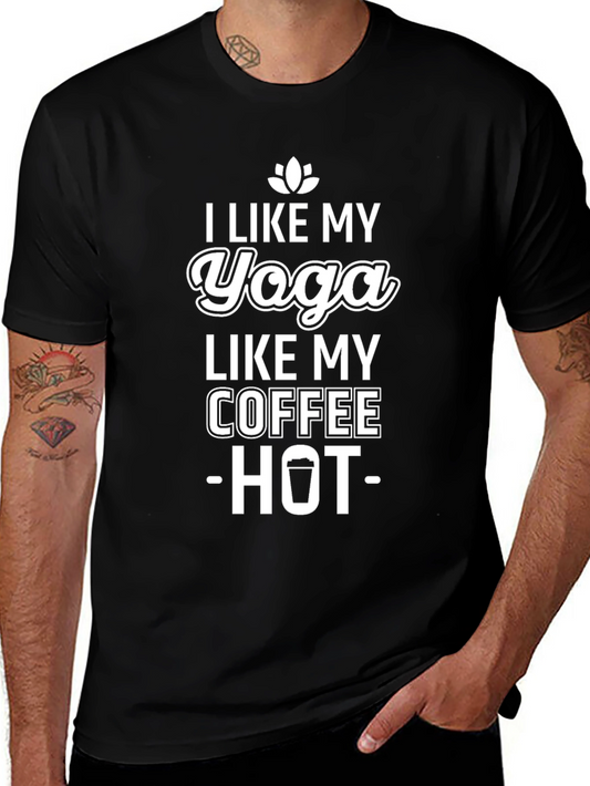 Yoga & Coffee Lover T-Shirt: Hot Style