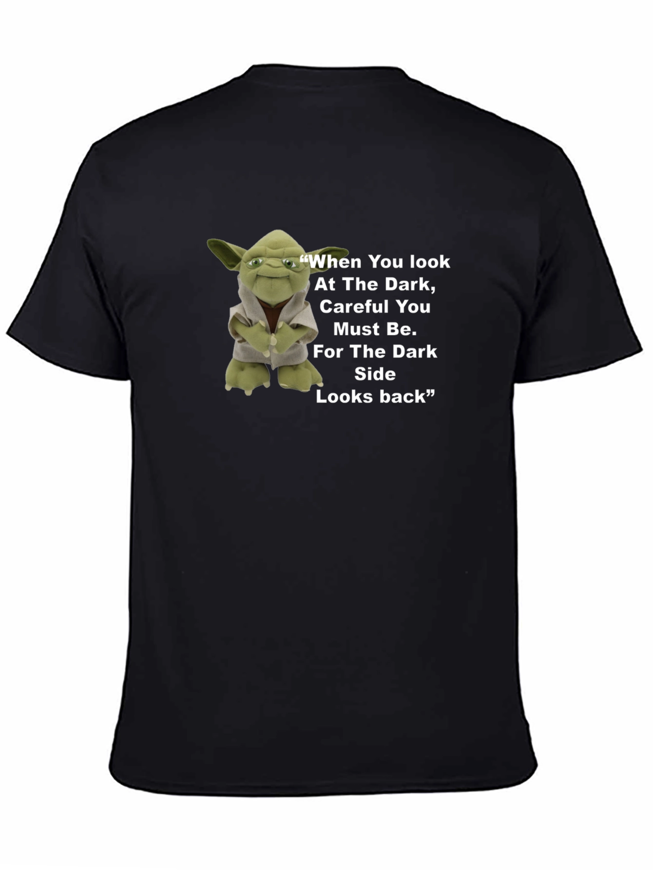 Yoda Dark Side Mens Black T-Shirt
